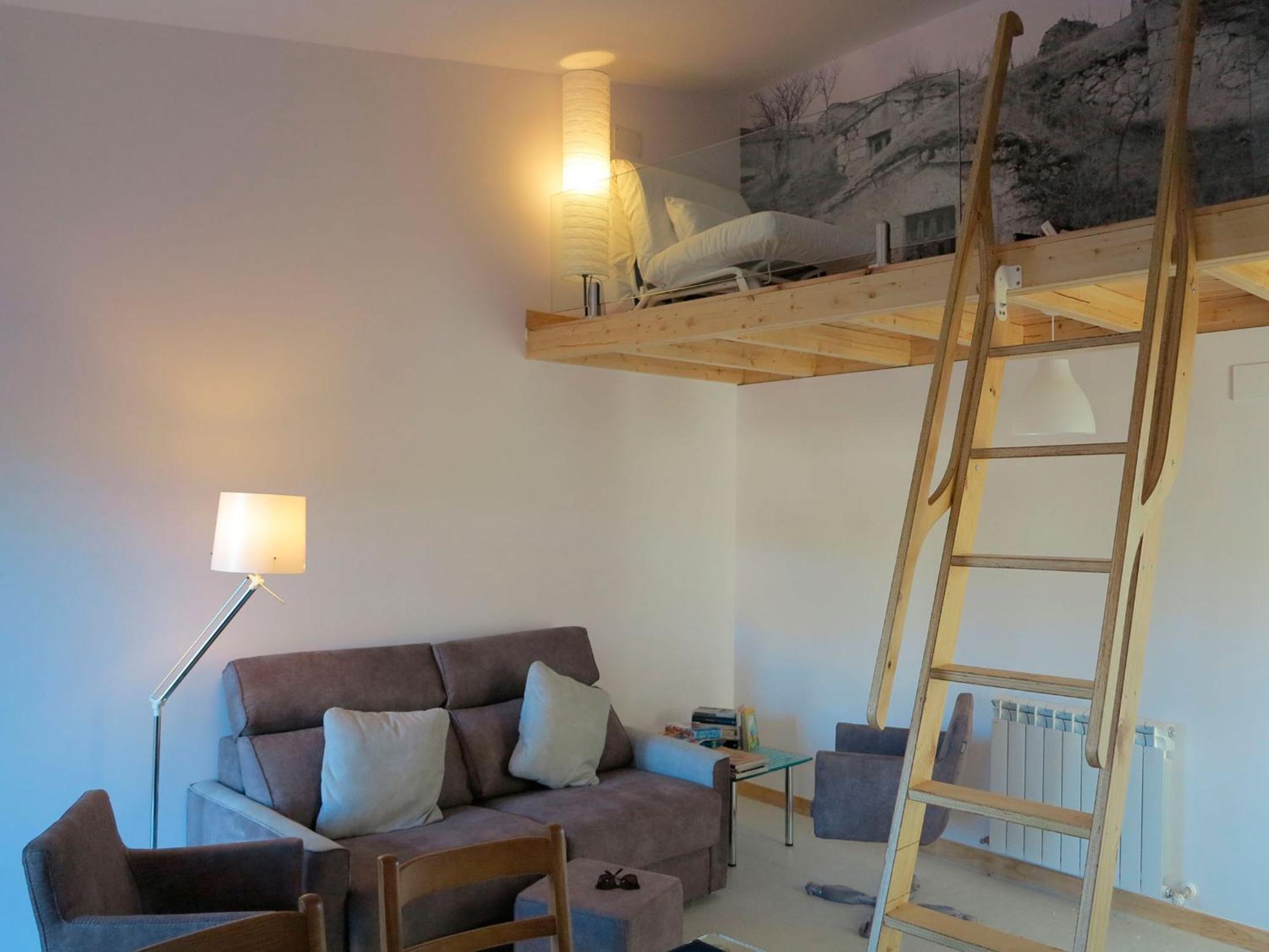 Apartamento de una habitación con terraza