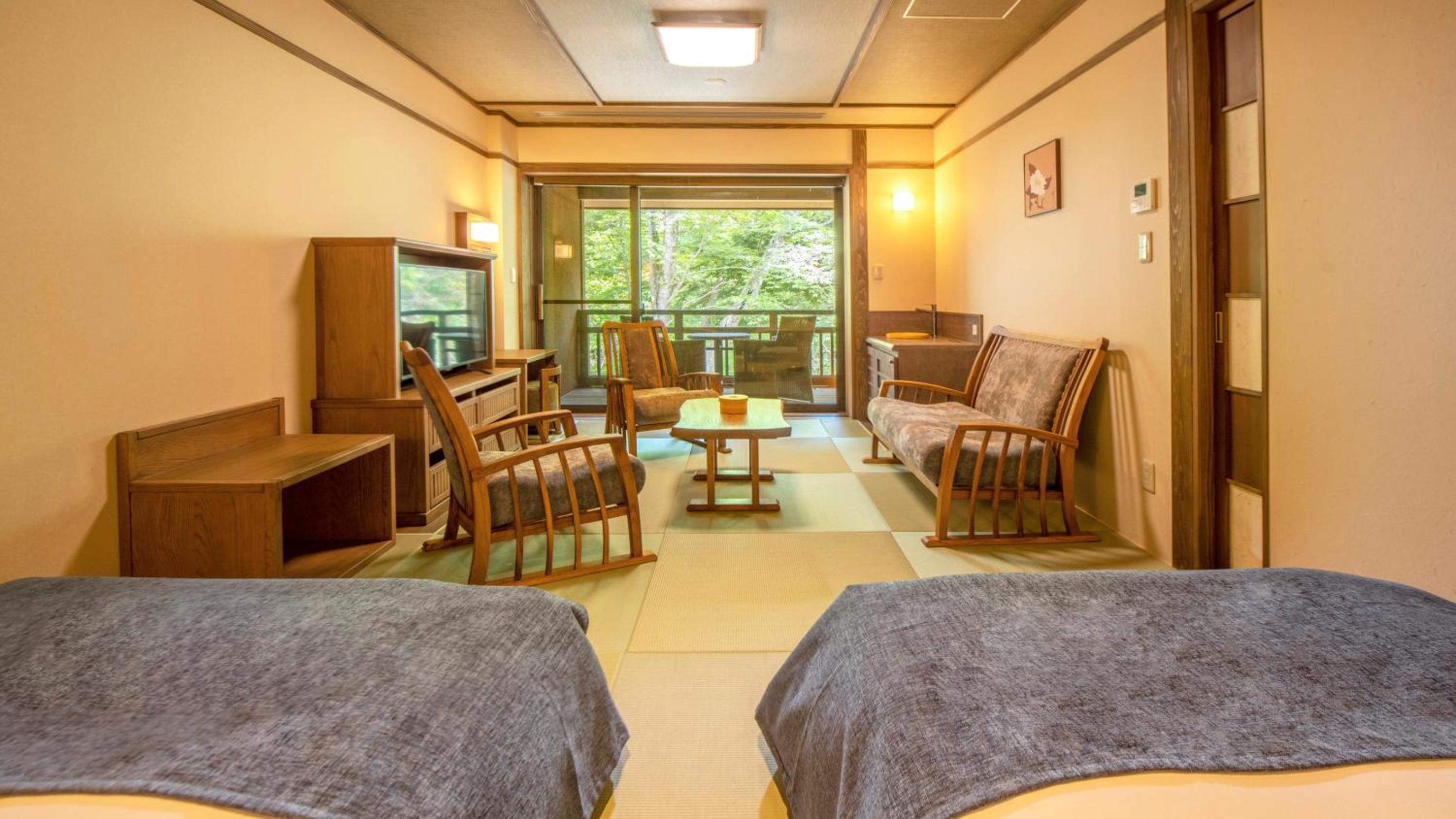 Deluxe Twin Room with Open-Air Bath (Check in14:00/out 10:00) - Dinner Time 17:30 - Photo 6