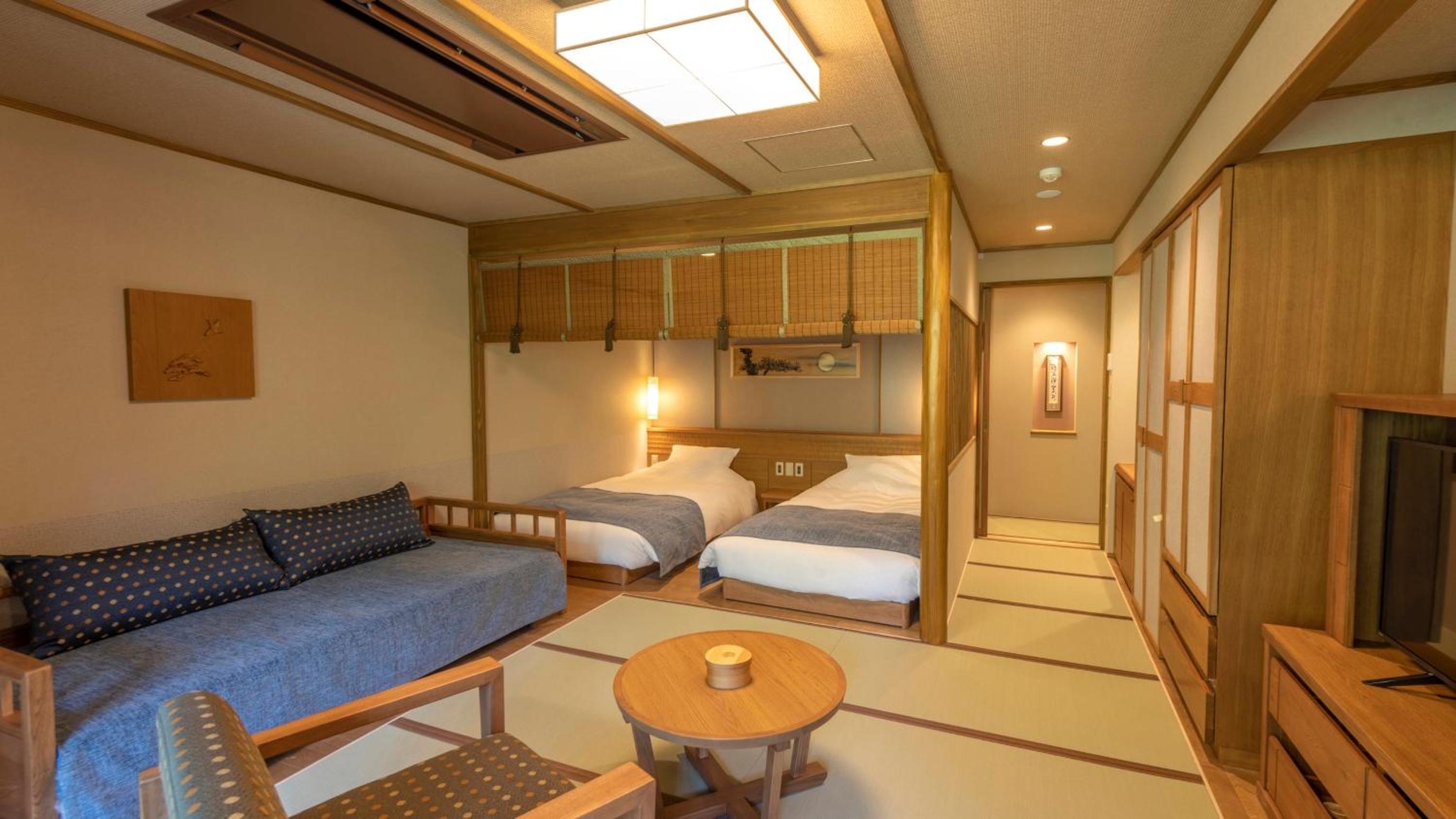 Deluxe Twin Room with Open-Air Bath (Check in14:00/out 10:00) - Dinner Time 17:30 - Photo 1