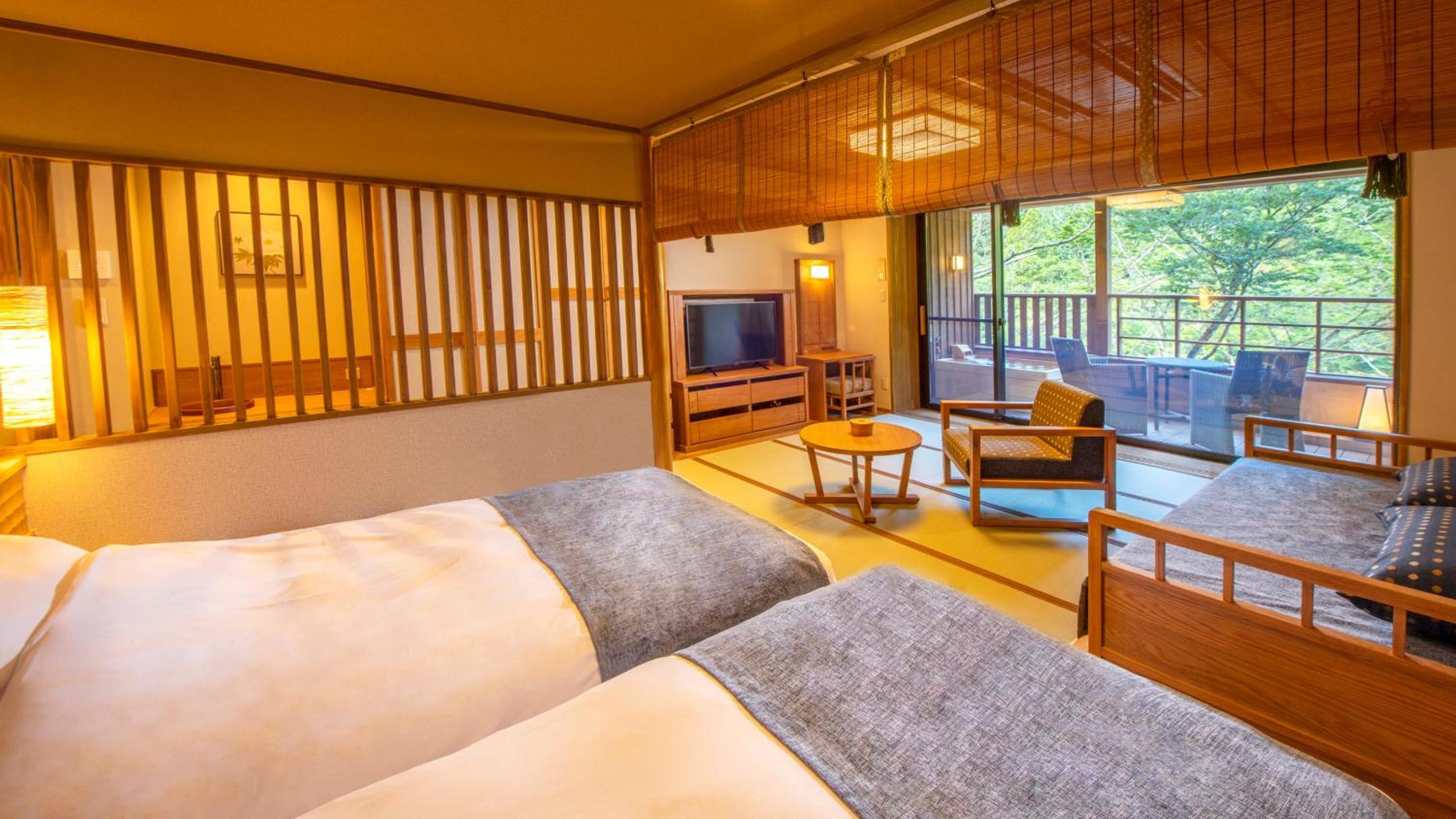 Deluxe Twin Room with Open-Air Bath (Check in14:00/out 10:00) - Dinner Time 17:30 - Photo 9