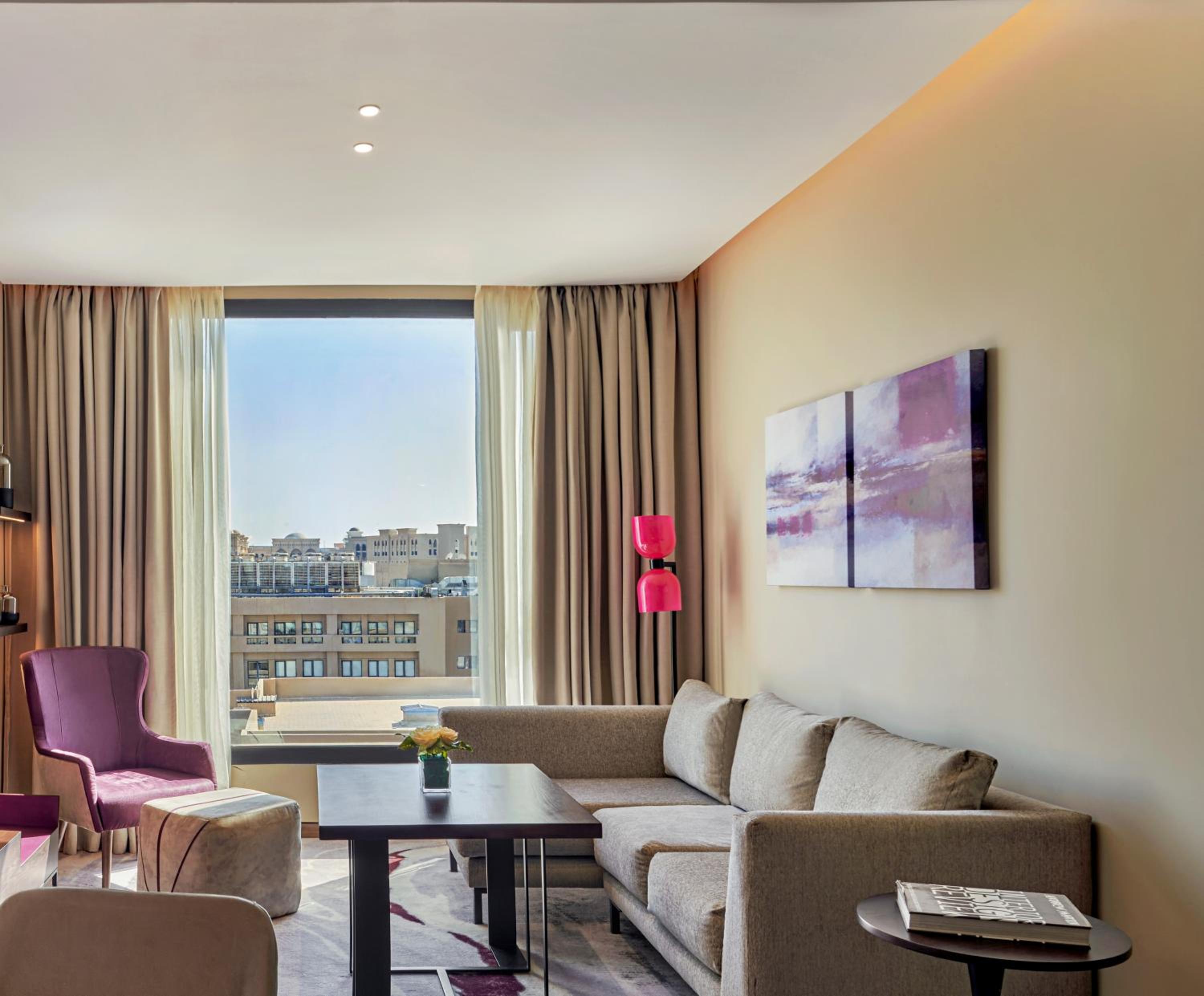 One-Bedroom Suite with Arkan Plaza View - Club Floor (Access to Shopping Plaza)