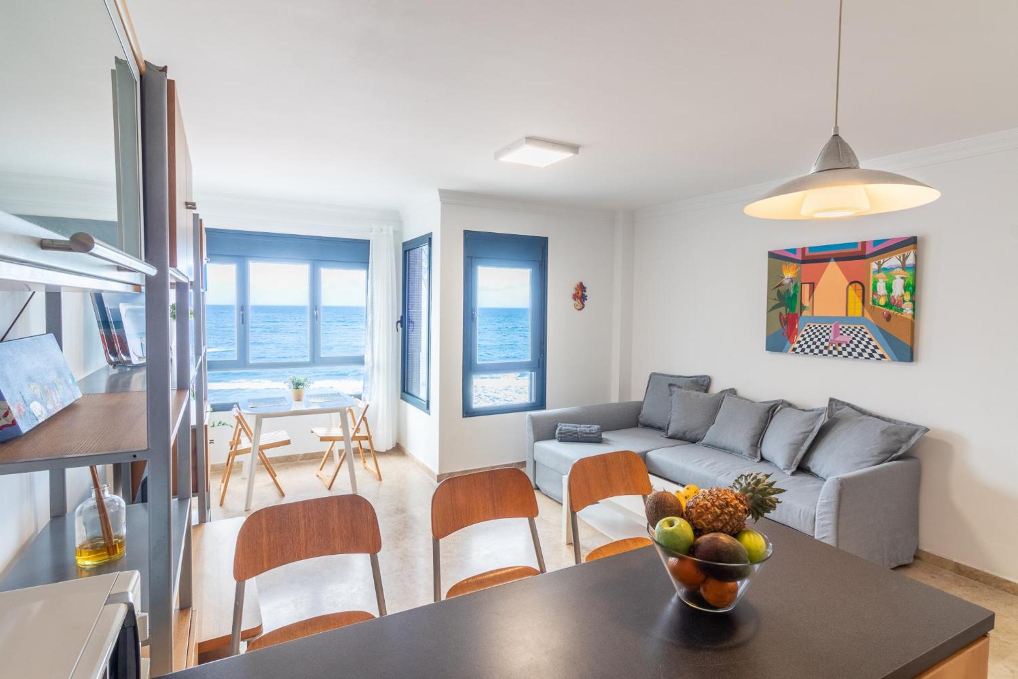 Apartamento con vista al mar