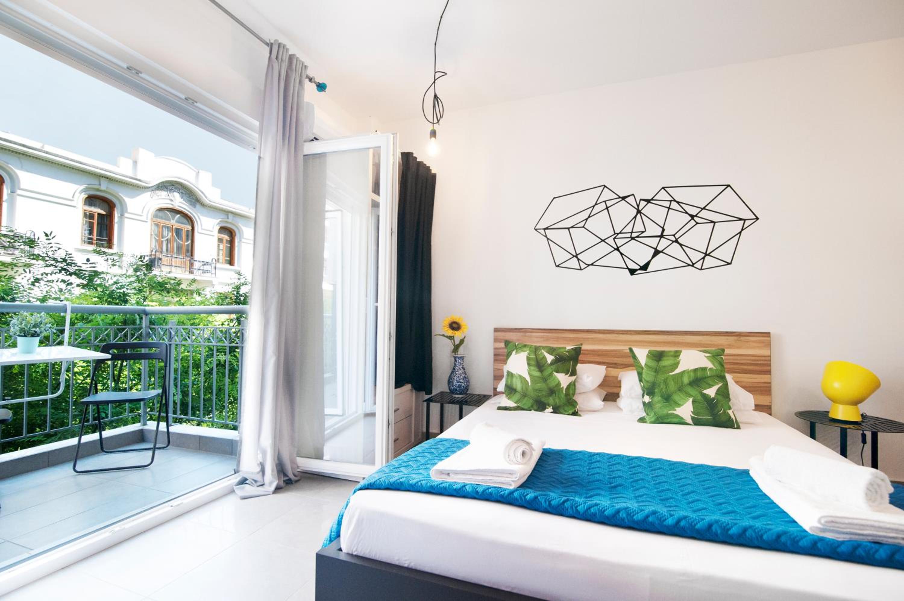 Apartment with City View and Balcony