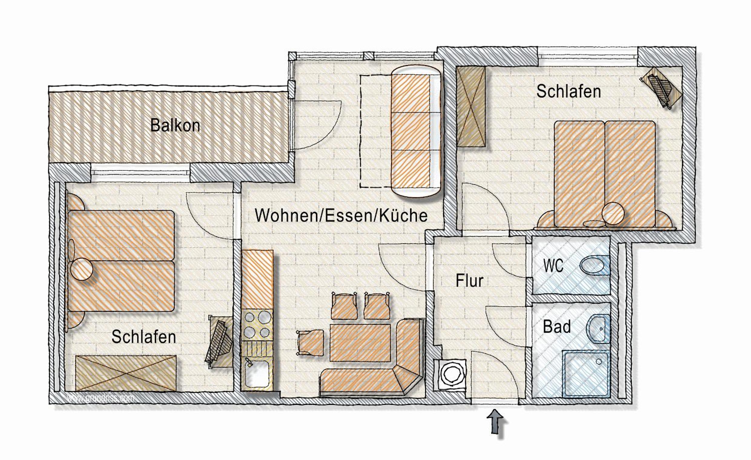 Two-Bedroom Apartment photo 2