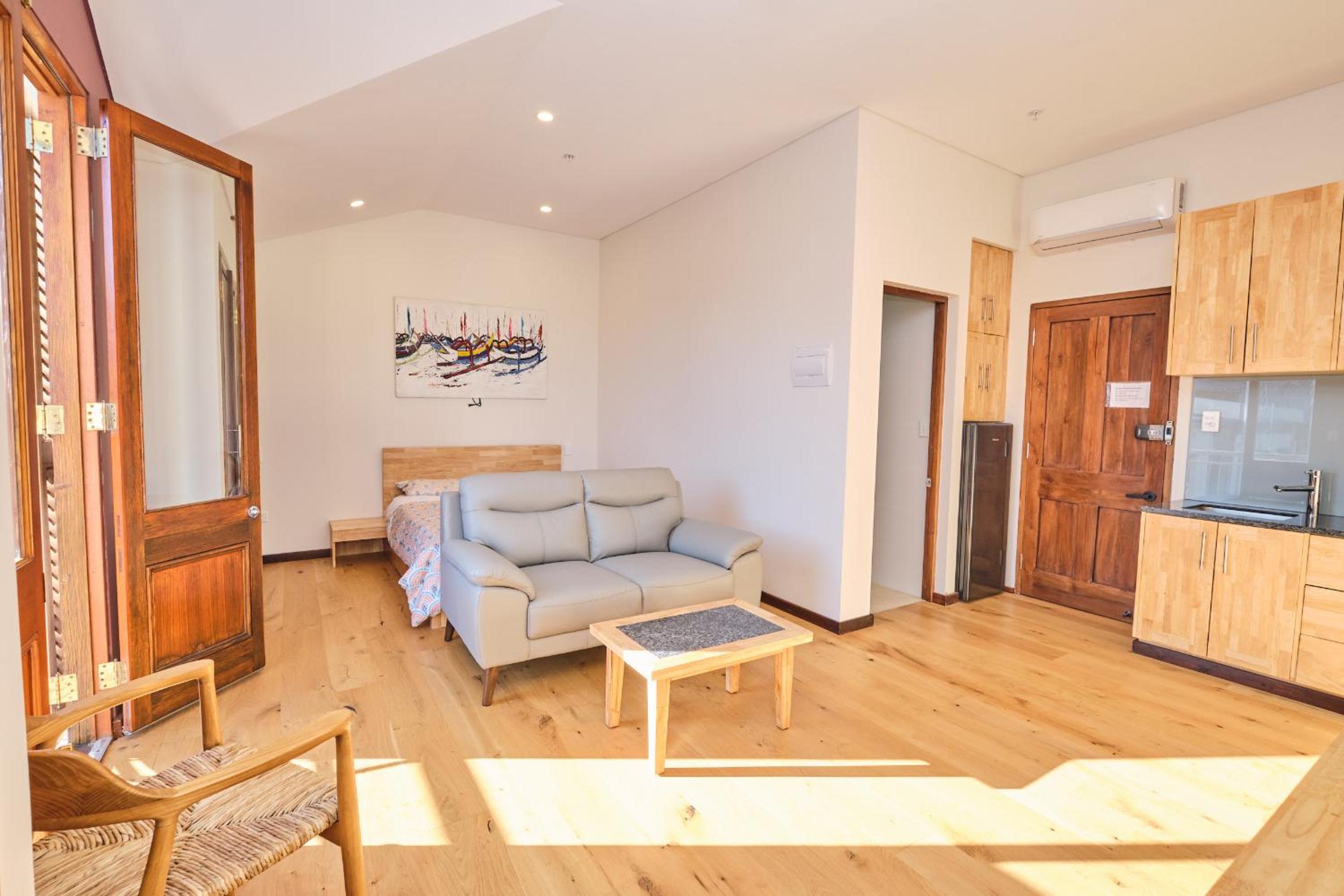 Studio with Balcony