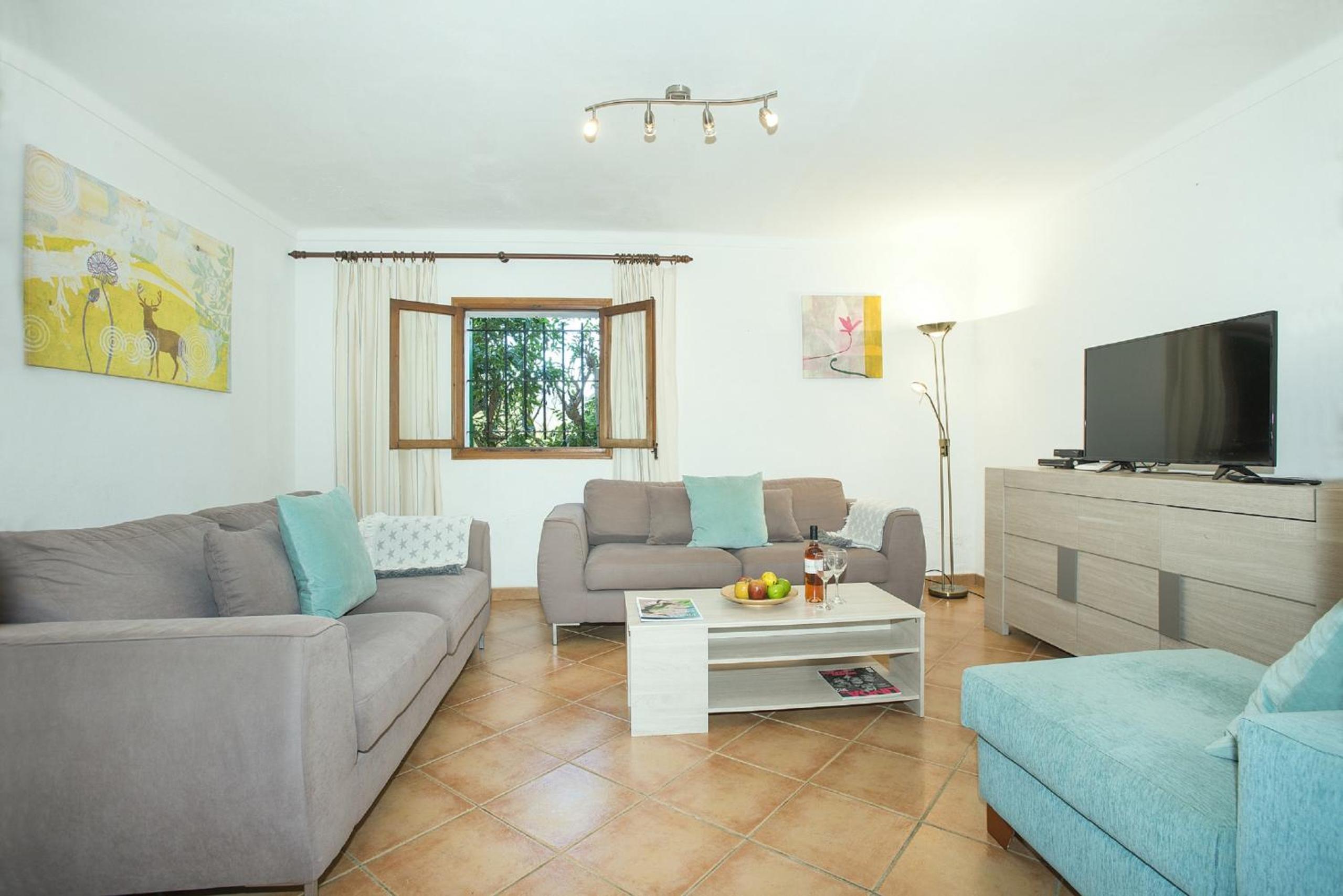 Villa con vistas al jardín