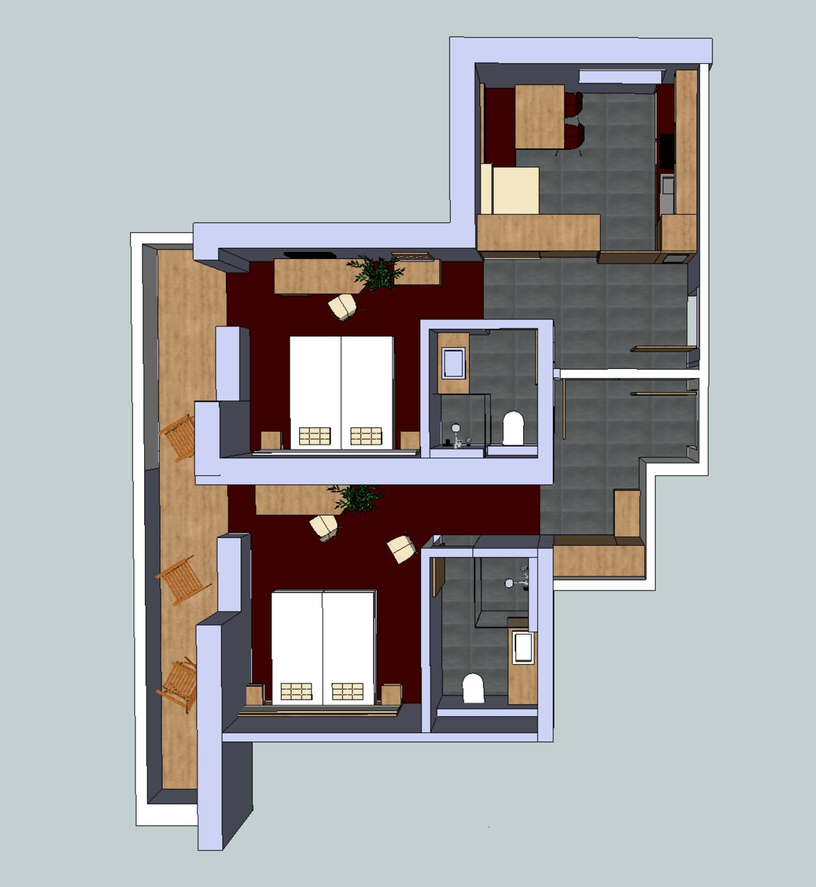 Two-Bedroom Comfort Apartment 2 photo 2
