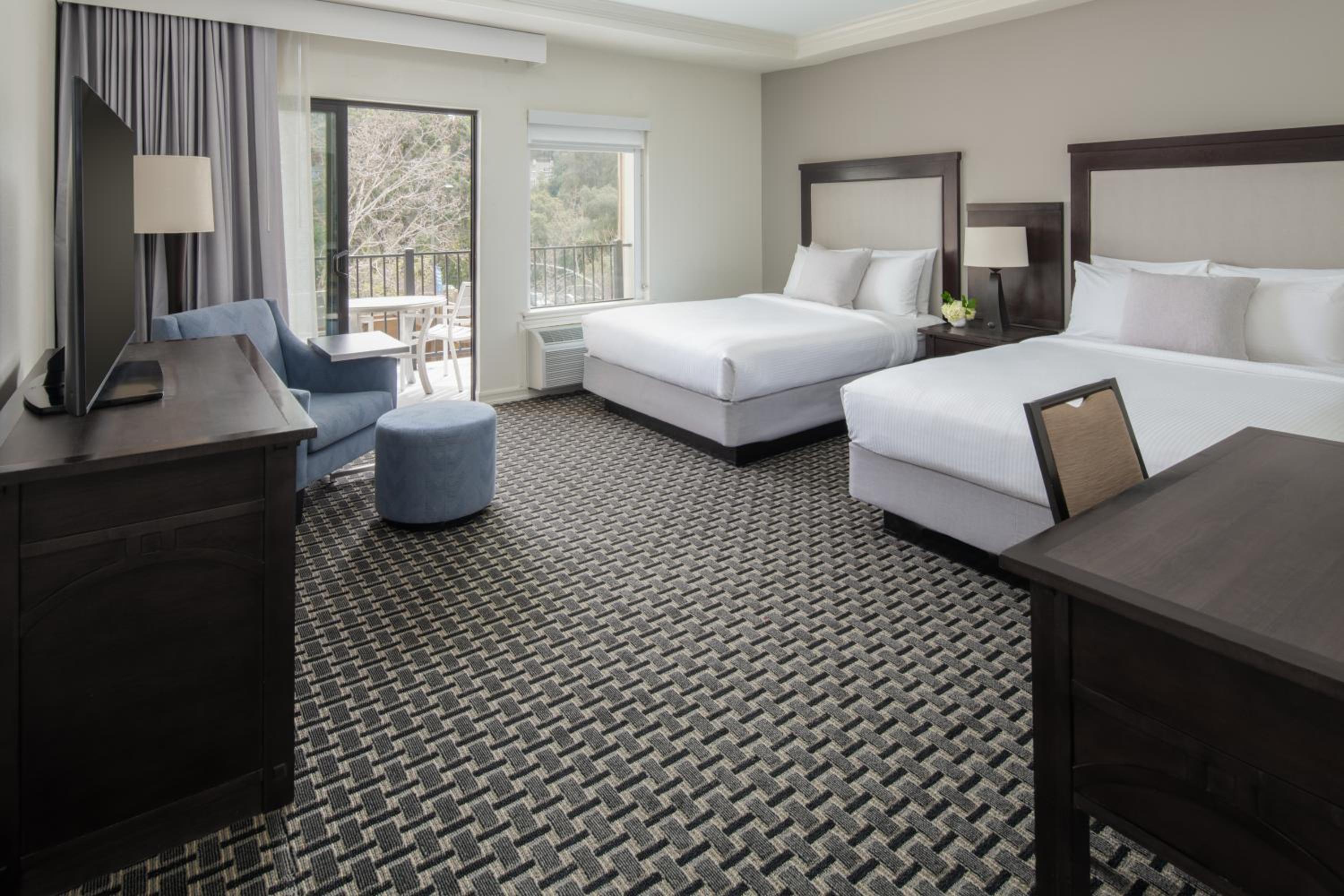 Two Queen Beds with Balcony