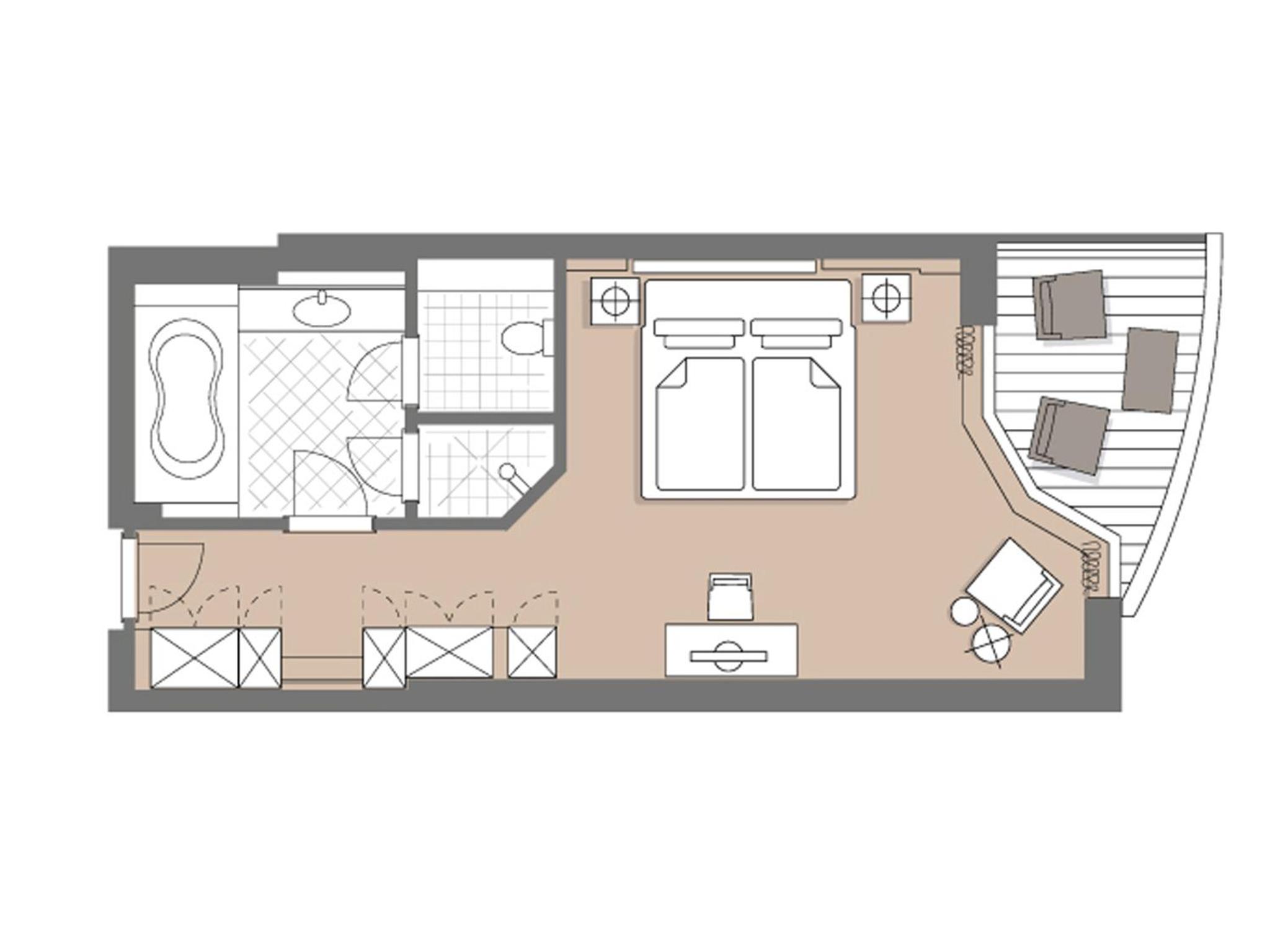 Elegantes Natur-Doppelzimmer mit Alpenblick Elegantes Natur-Doppelzimmer mit Alpenblick