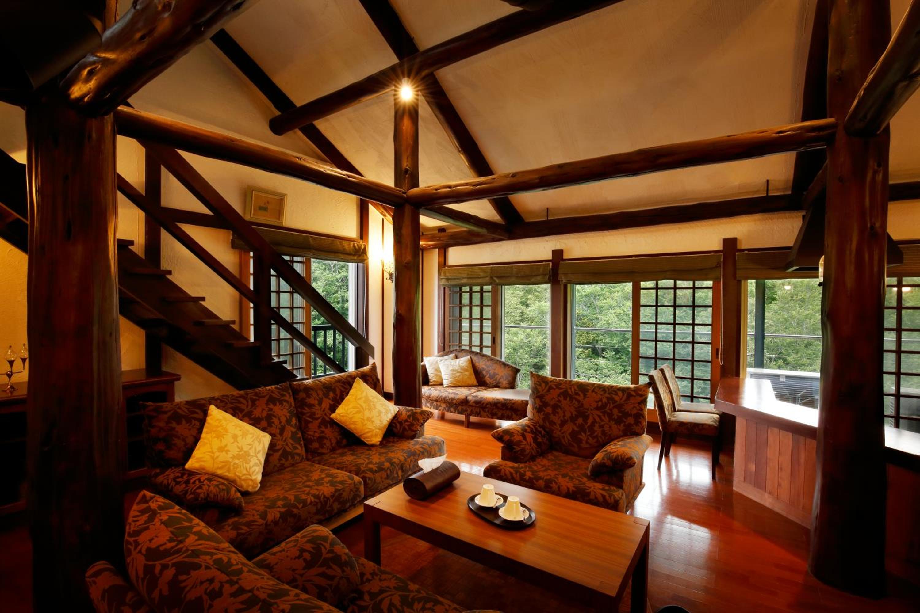 Royal Suite with Private Onsen, Fireplace & Tatami Room - Maisonette photo 1