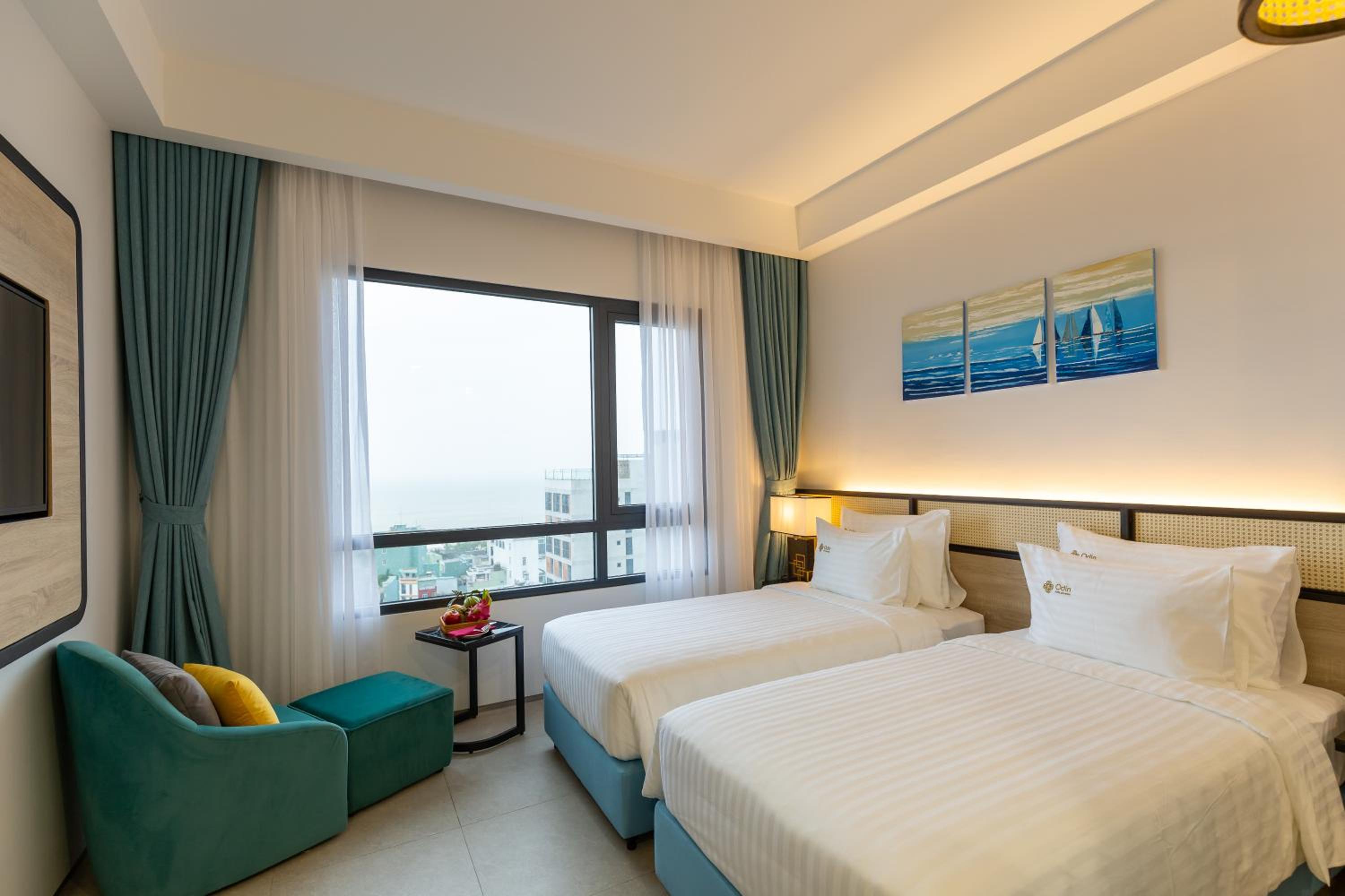 Deluxe Twin Room with Sea View photo 1