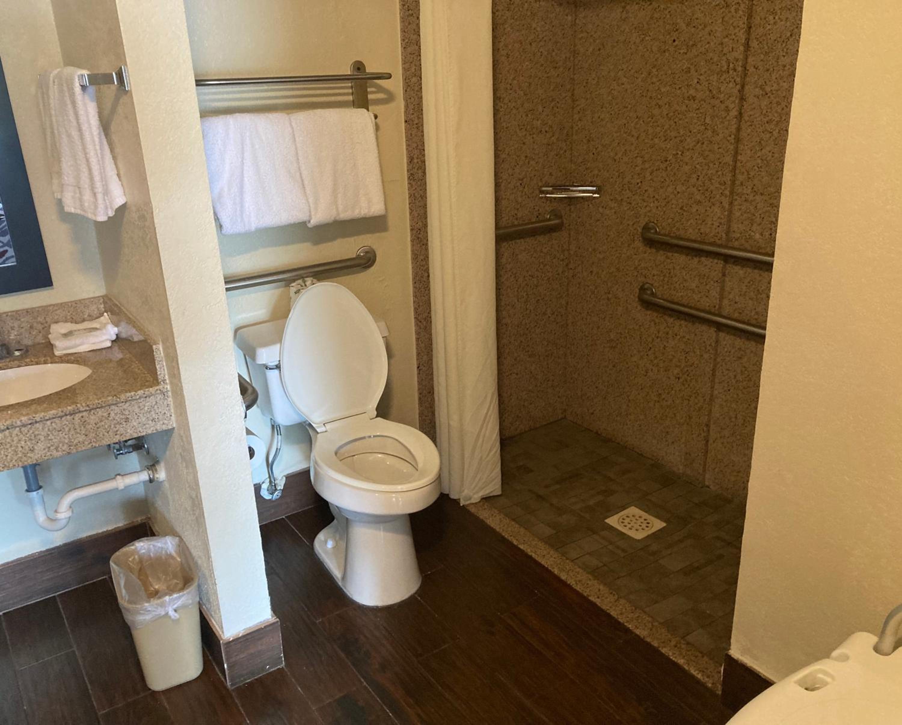 Superior King Room Disability Access Roll-In Shower Non-Smoking photo 3