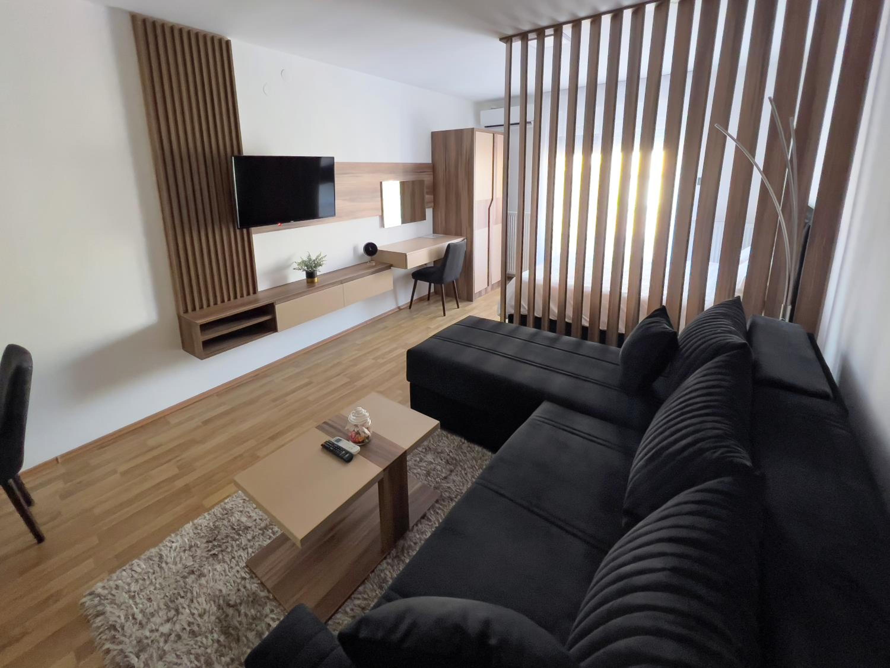Studio with Balcony