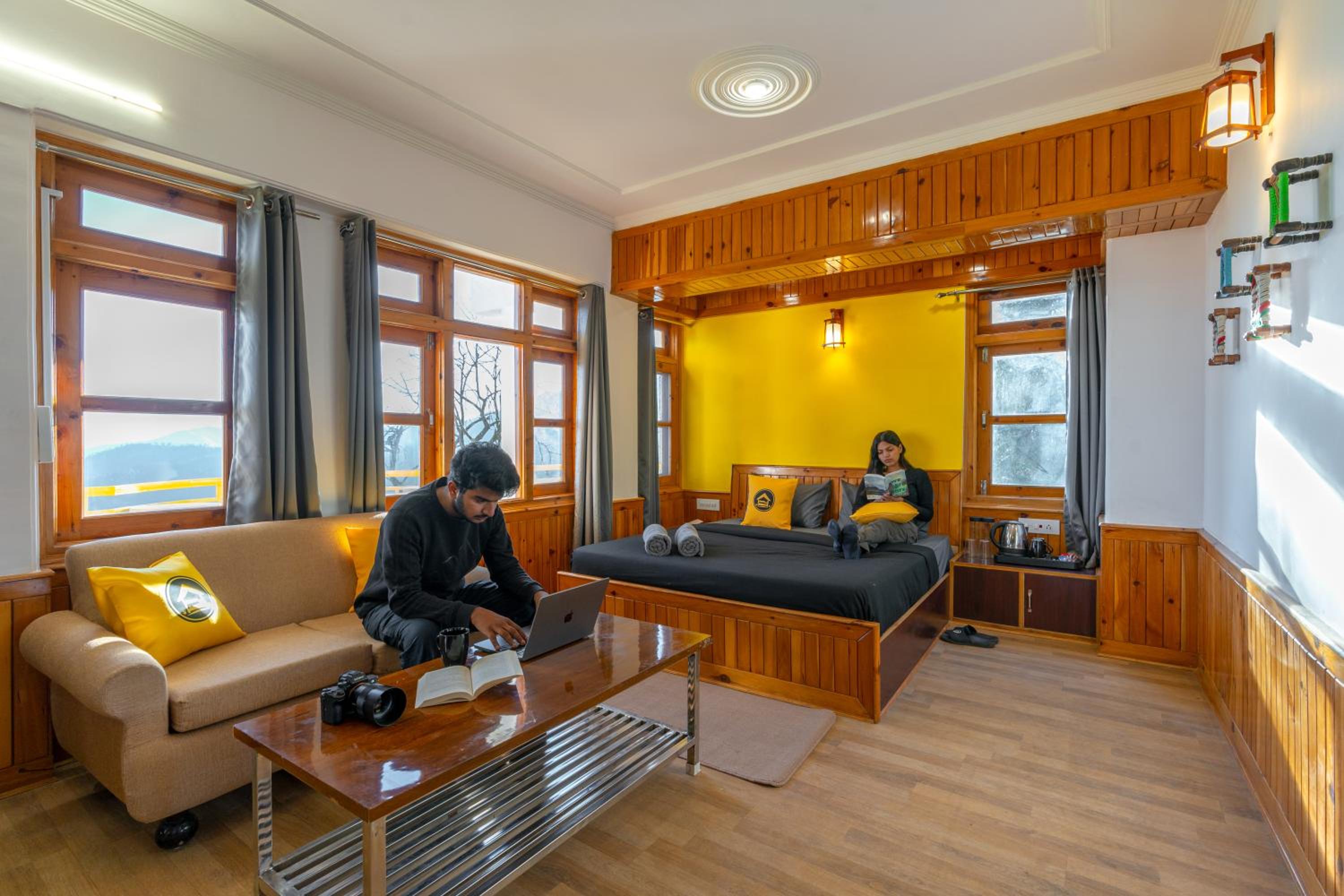  Deluxe Quadruple Room with Balcony and Mountain View - Photo 1