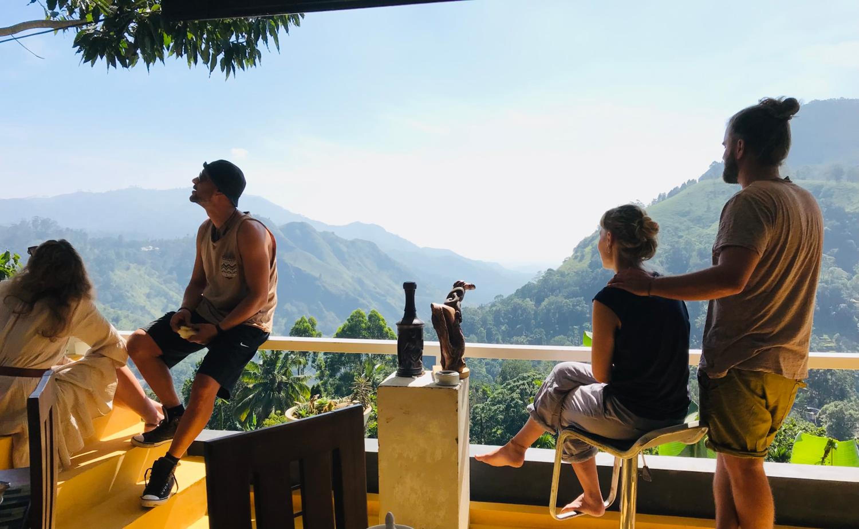 Family Room with Mountain View