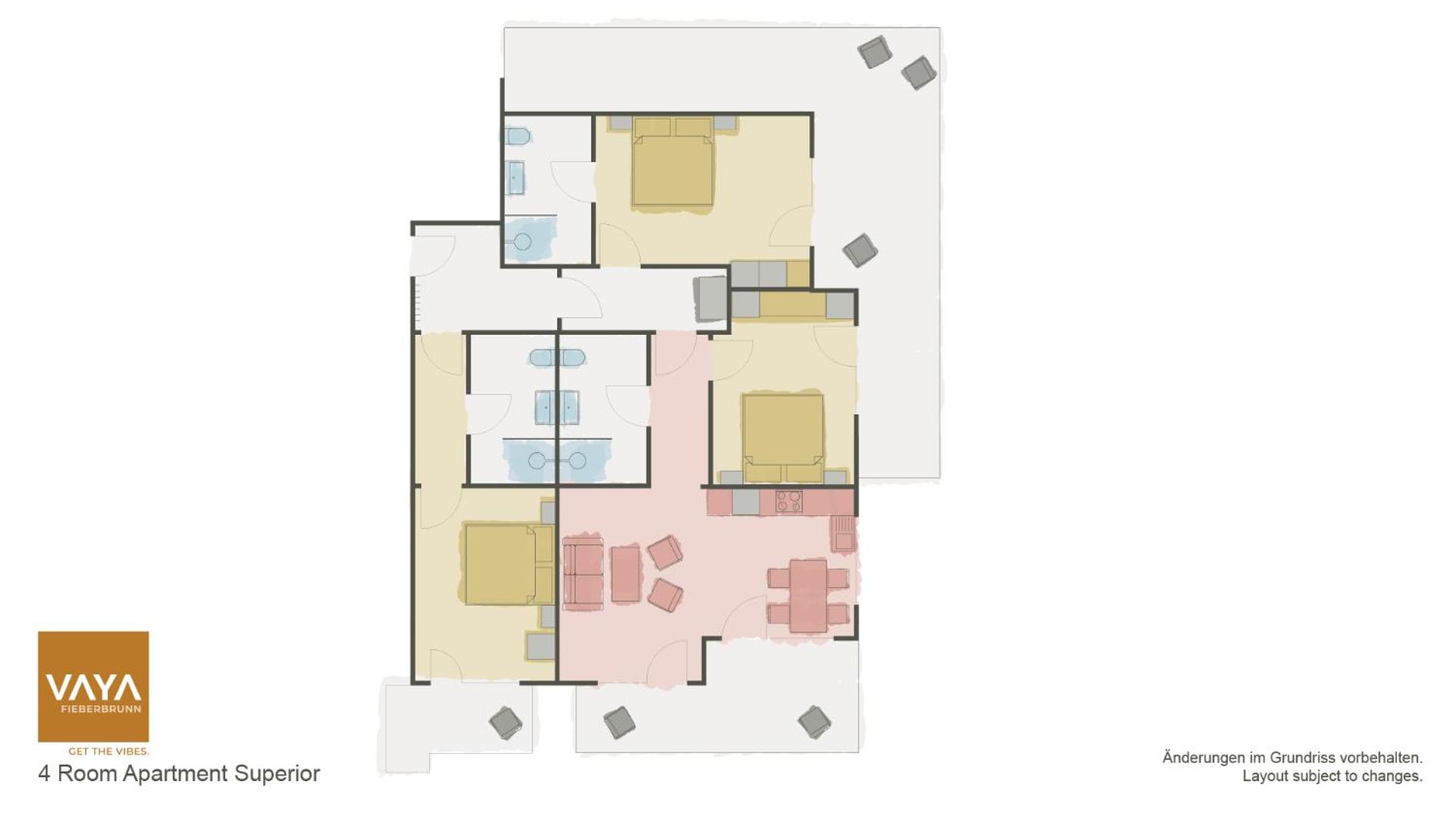 Superior Three-Bedroom Apartment