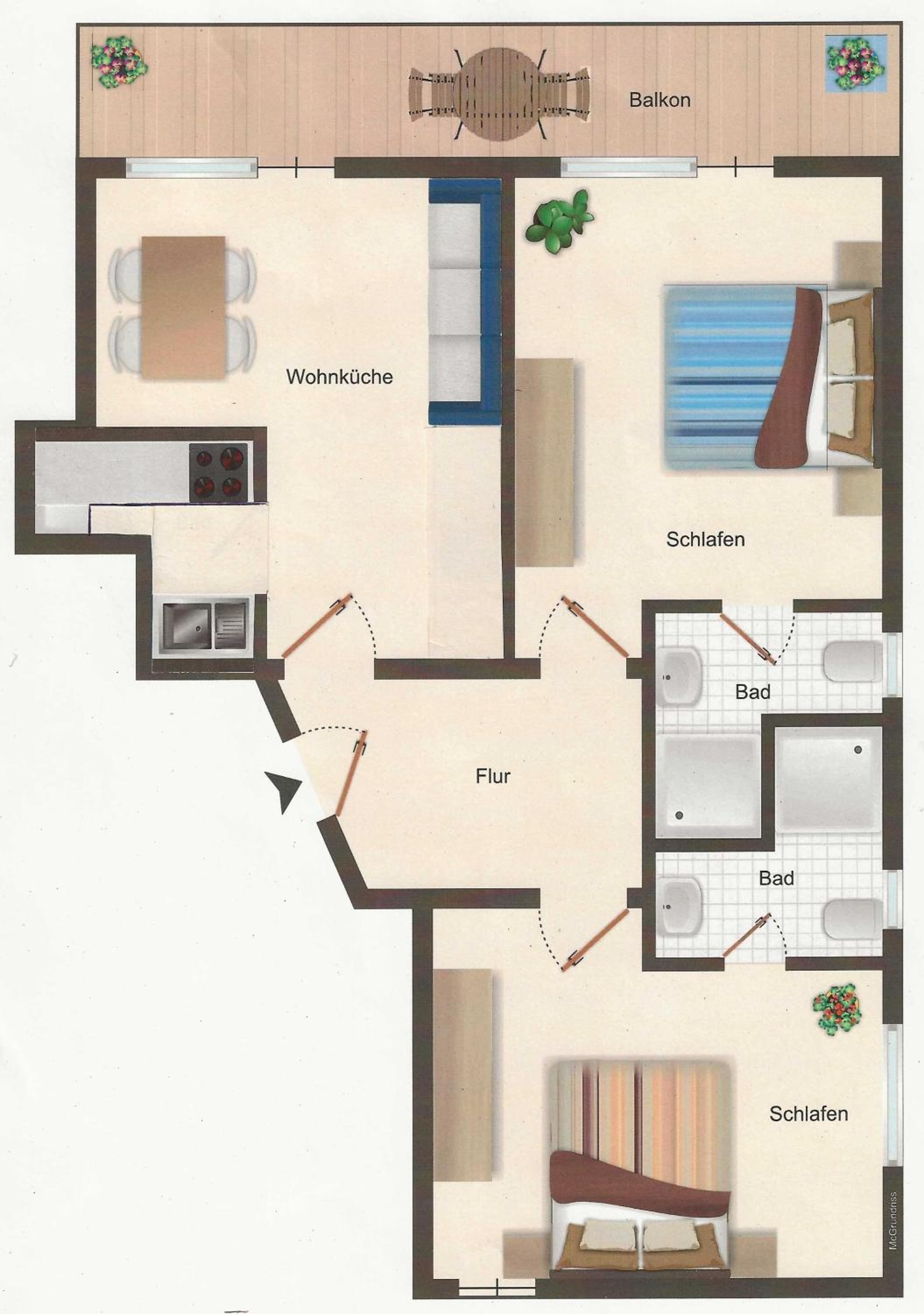 Apartment with Pool View  photo 3