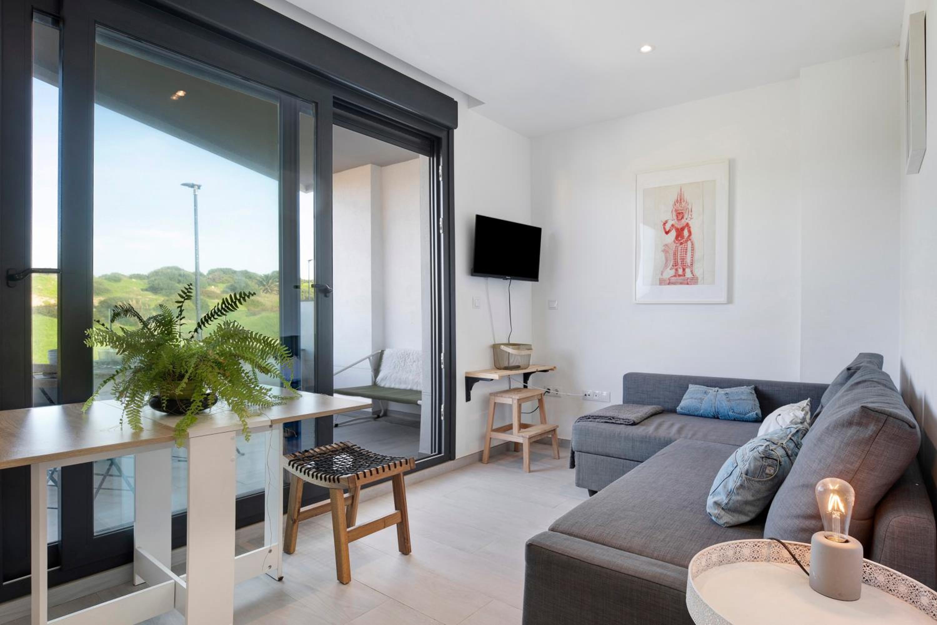 Apartamento de un dormitorio superior con balcón