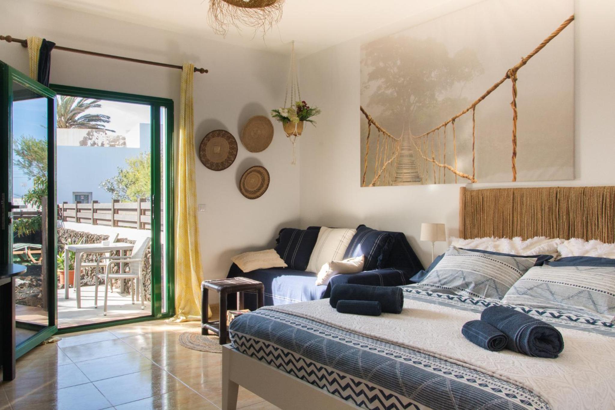 Apartamento con vista al jardín