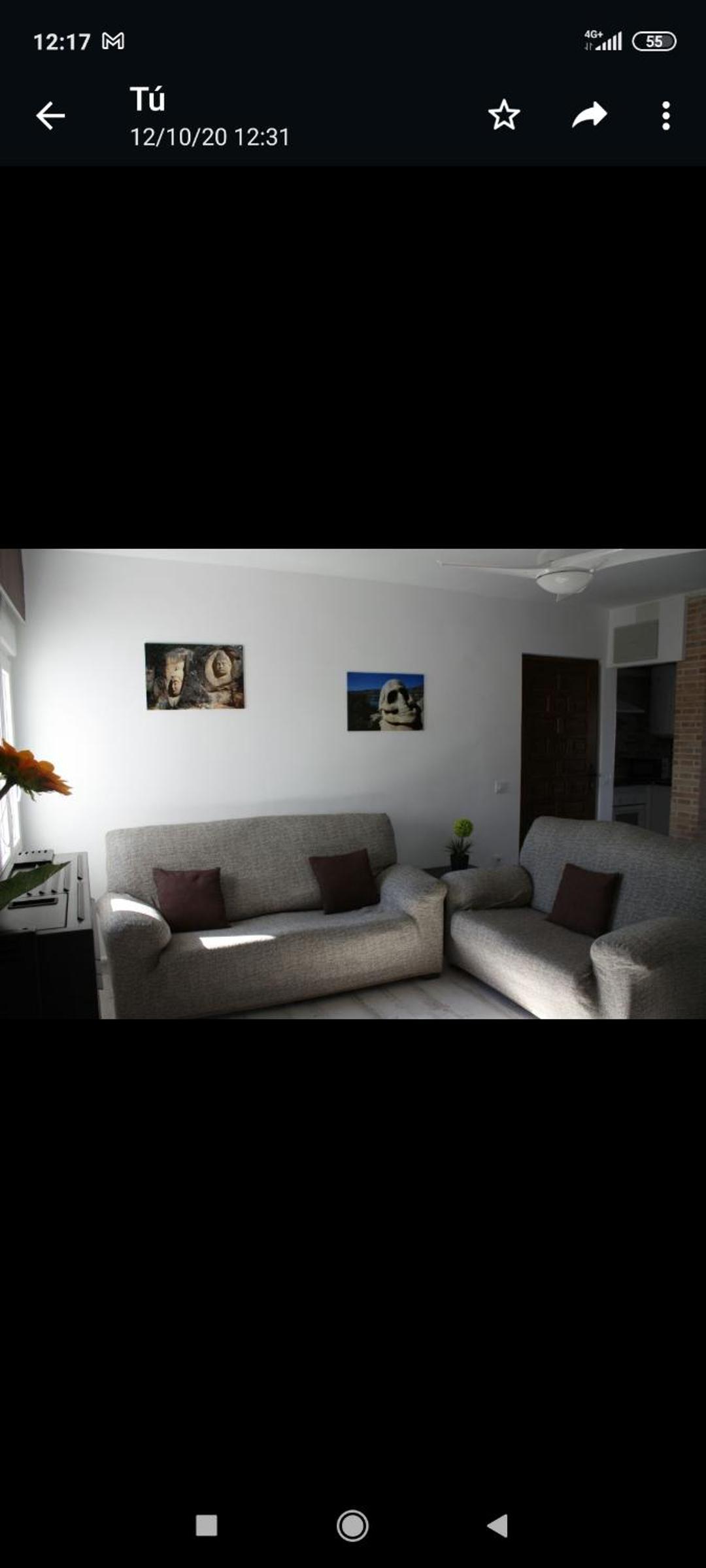 Apartamento de una habitación con terraza