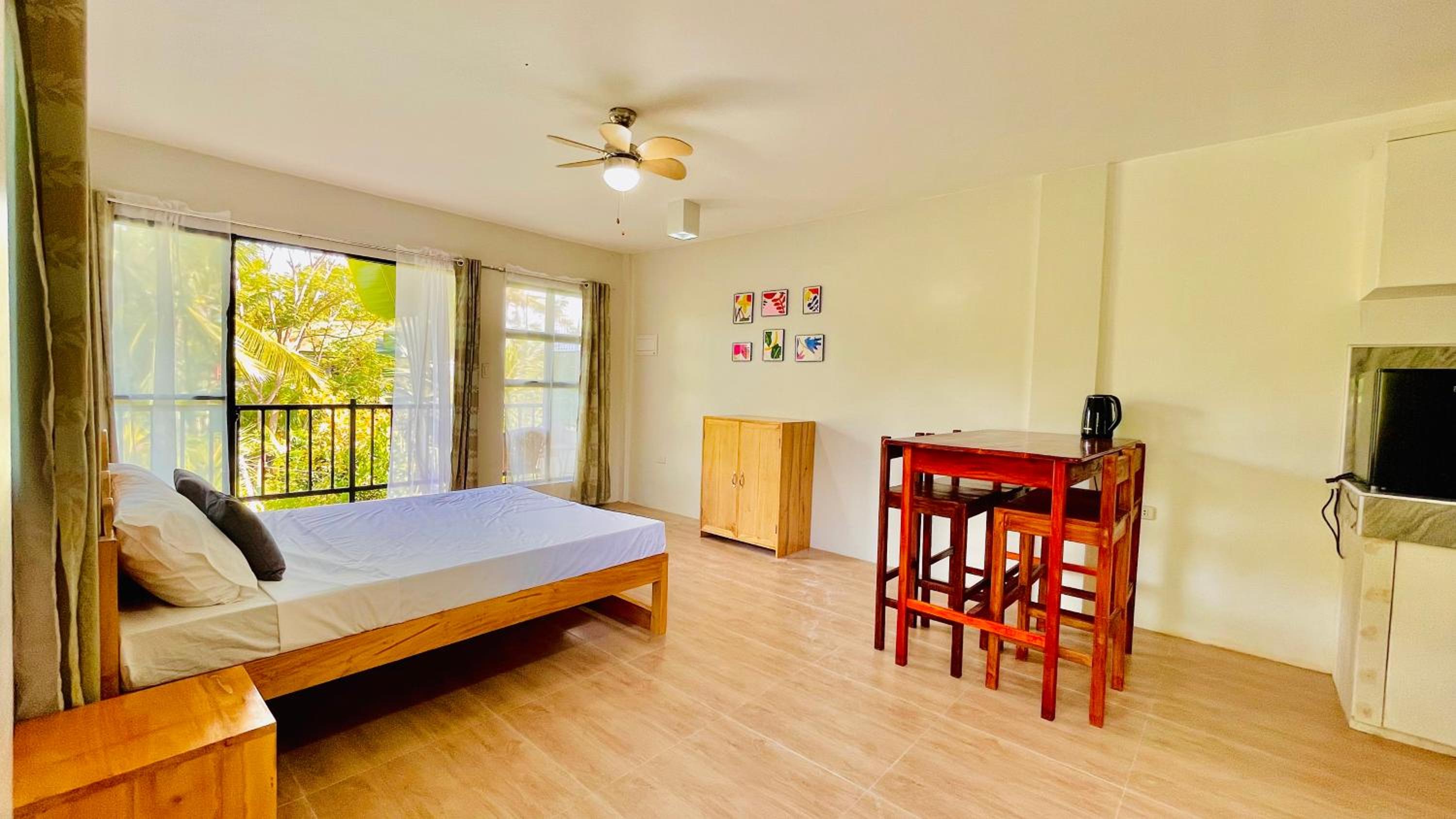Studio with Balcony