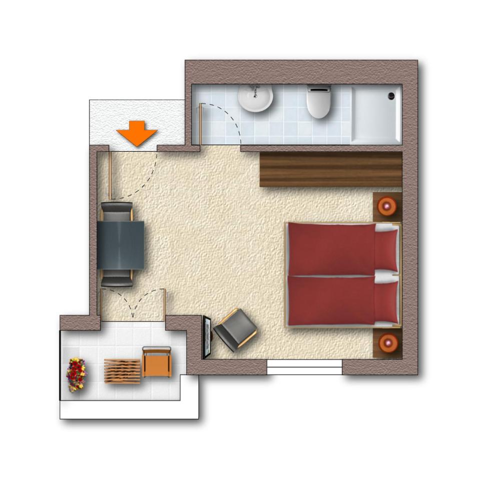 Double Room with Balcony photo 3