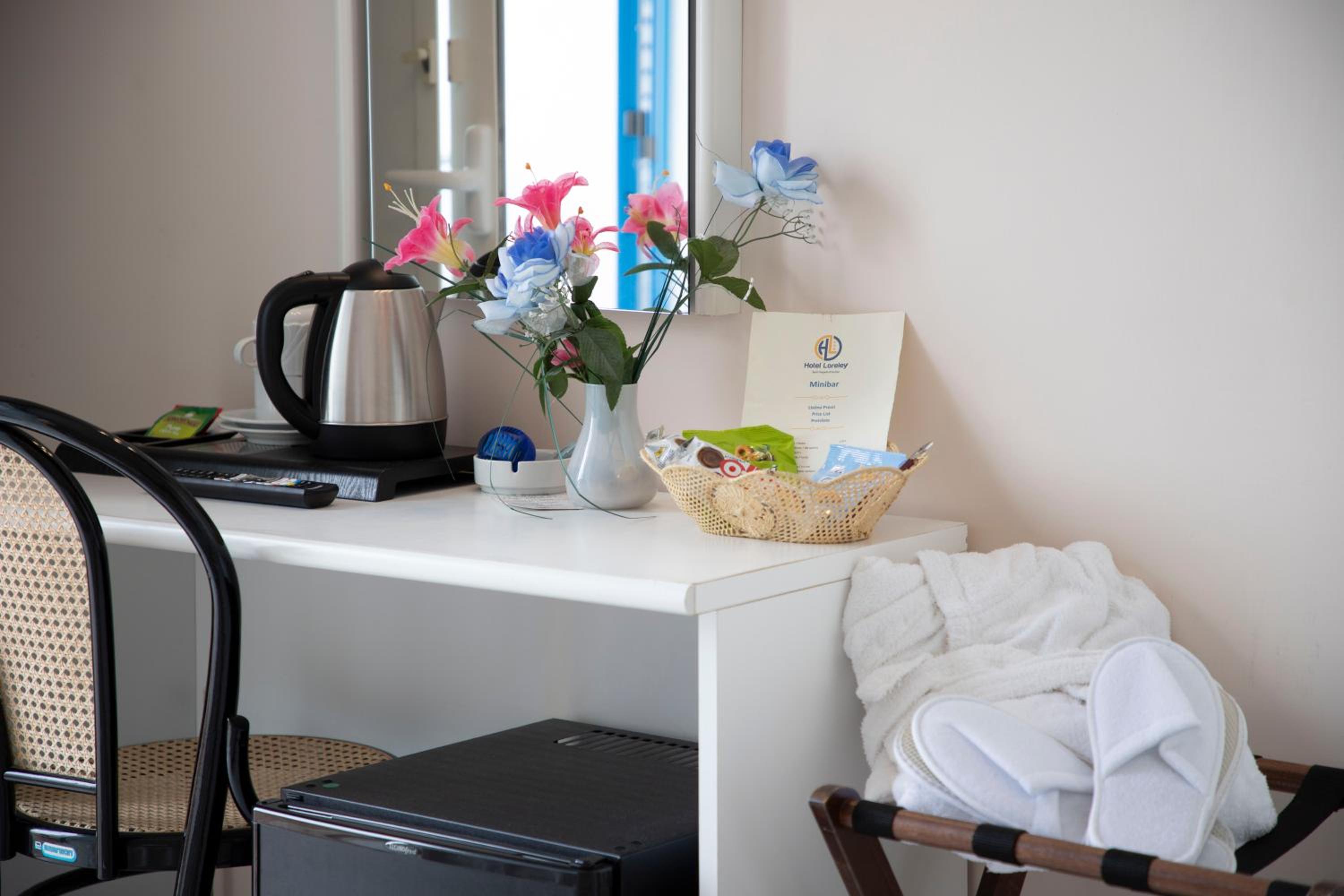 Relax in your cozy retreat with thoughtful amenities.