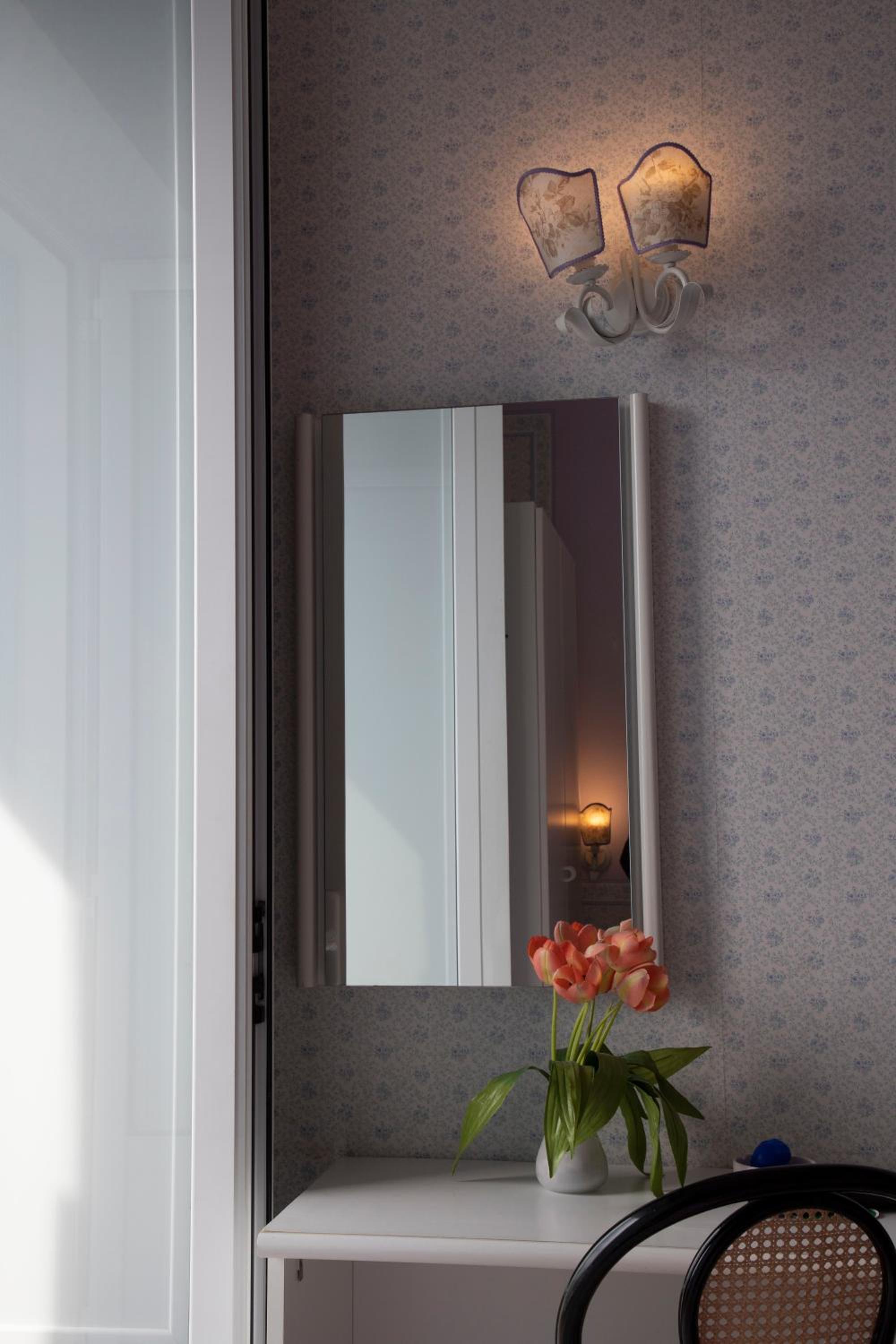 Relax in a serene and stylish space.