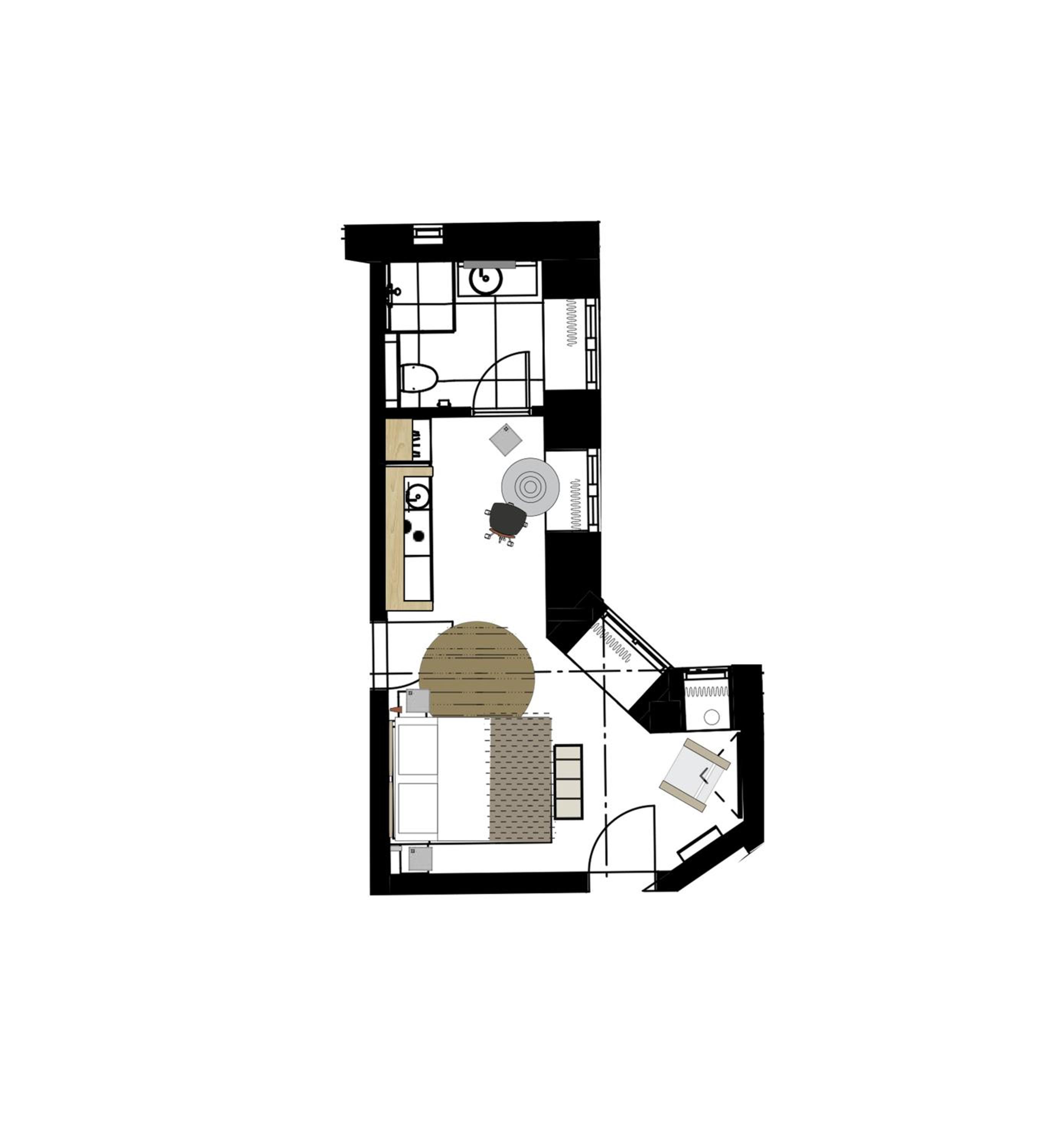 Studio Apartment - Photo 2