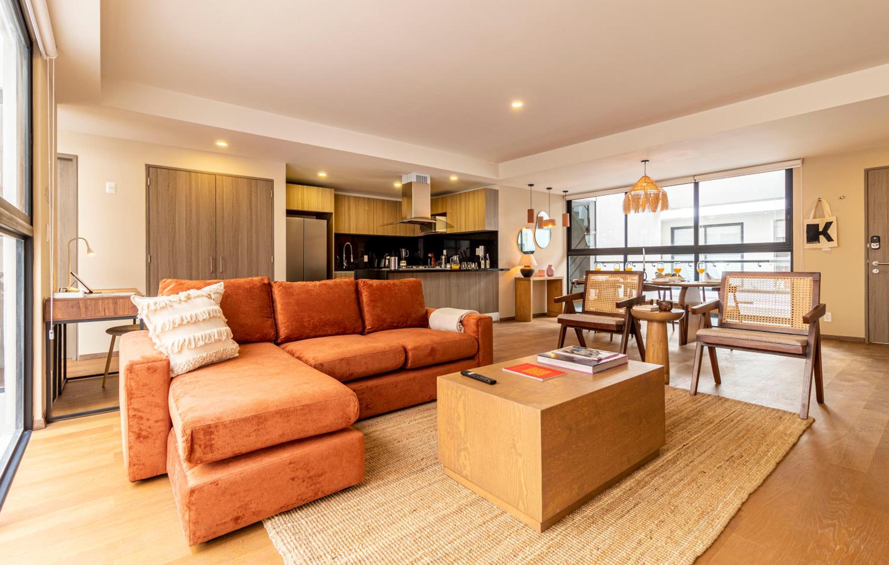Three-Bedroom Apartment with Balcony