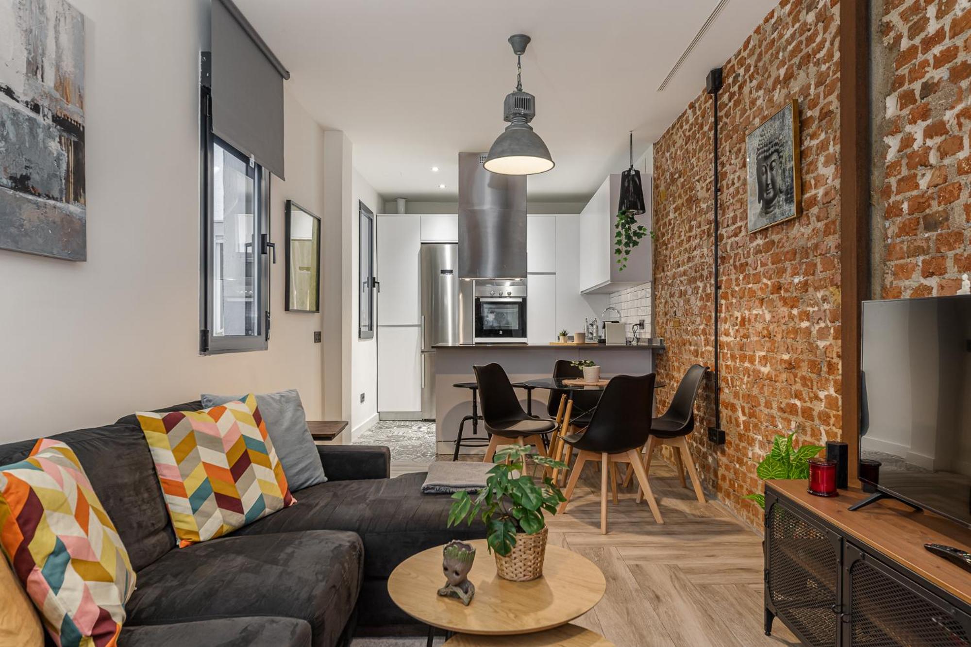 Apartamento de dos habitaciones