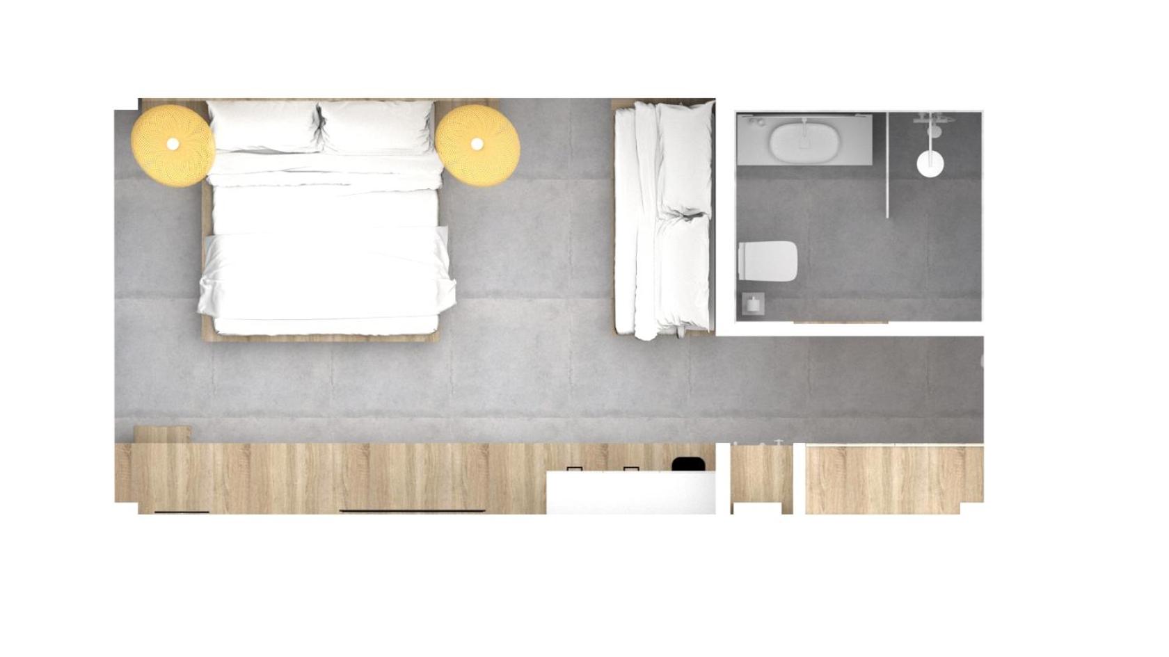 Deluxe Triple Room with Sea View photo 2
