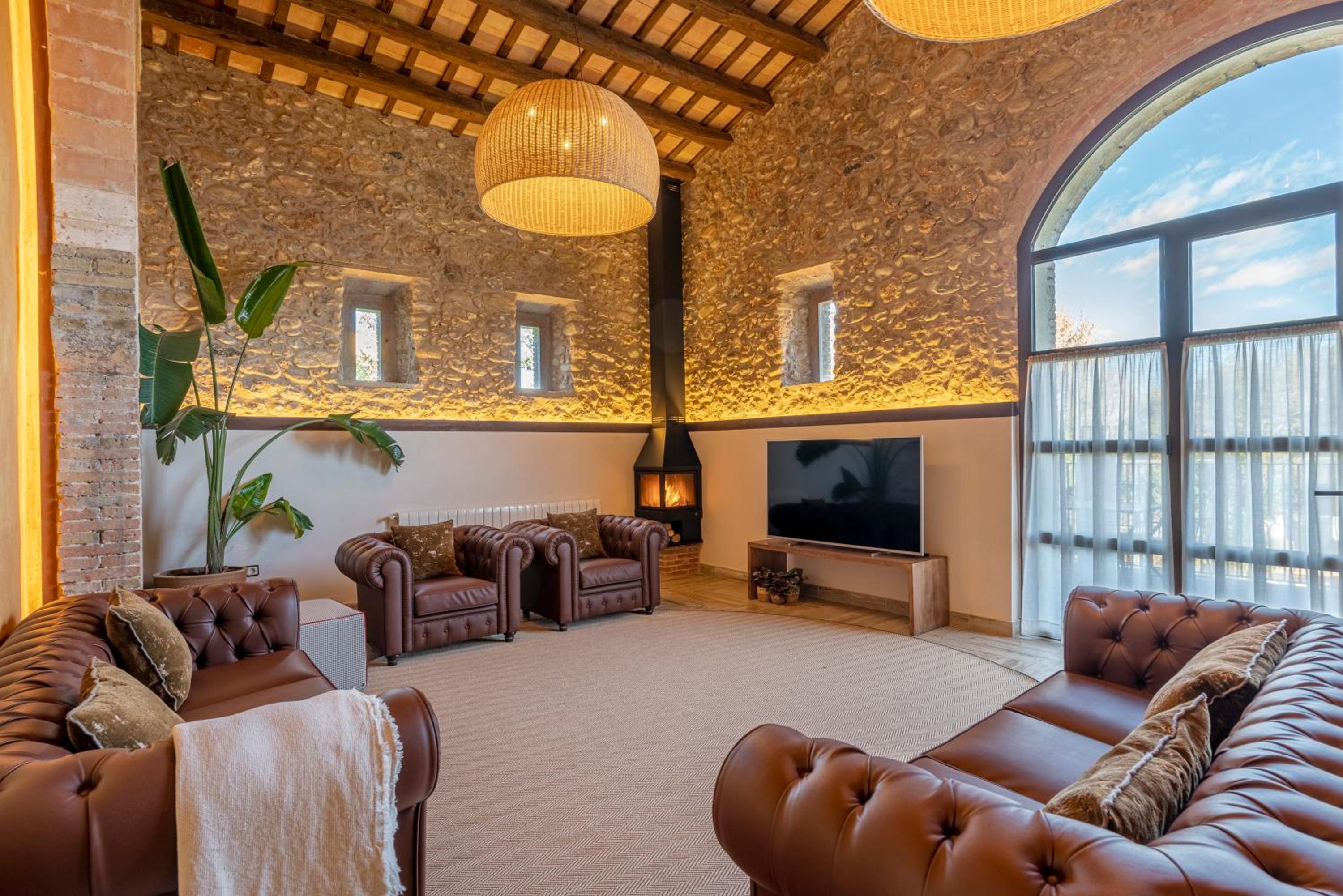 Villa con vistas al jardín