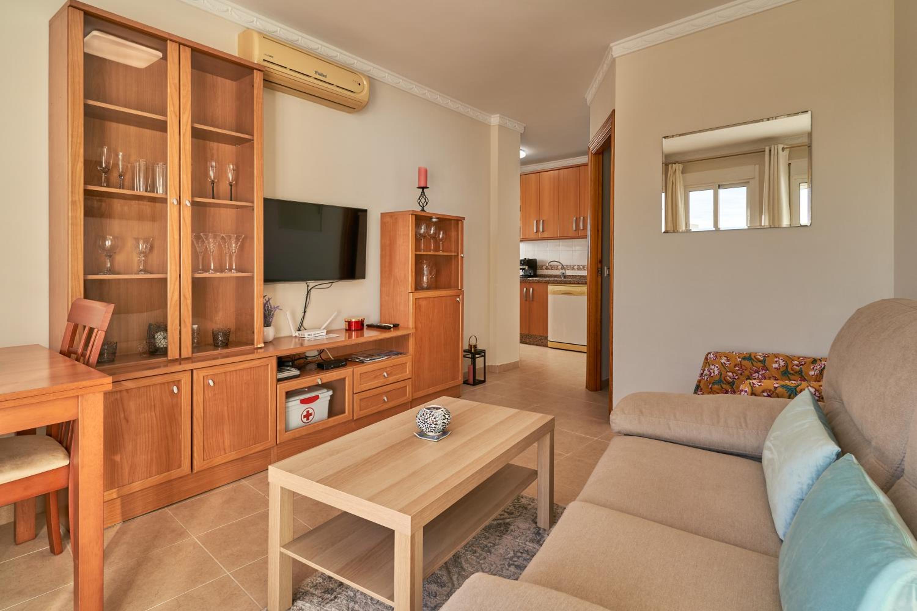 Apartamento de un dormitorio superior con balcón