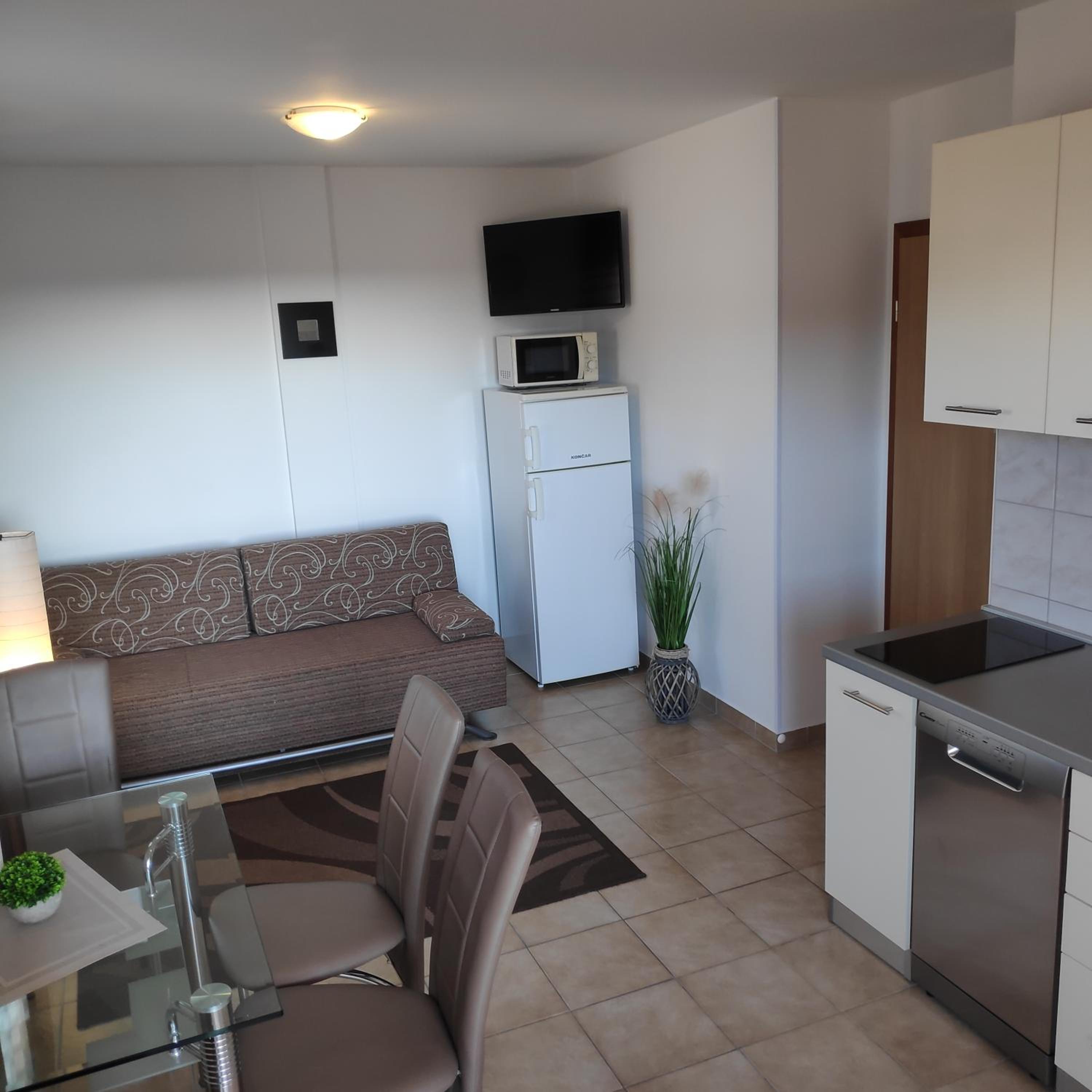 Two-Bedroom Apartment with Balcony and Sea View