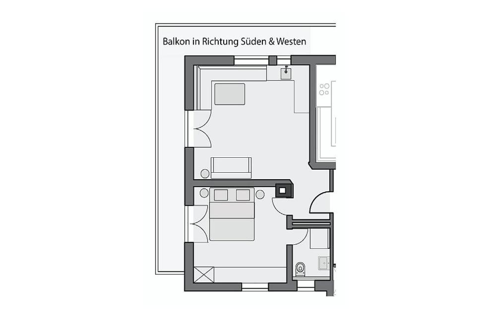 Apartment with Mountain View photo 2