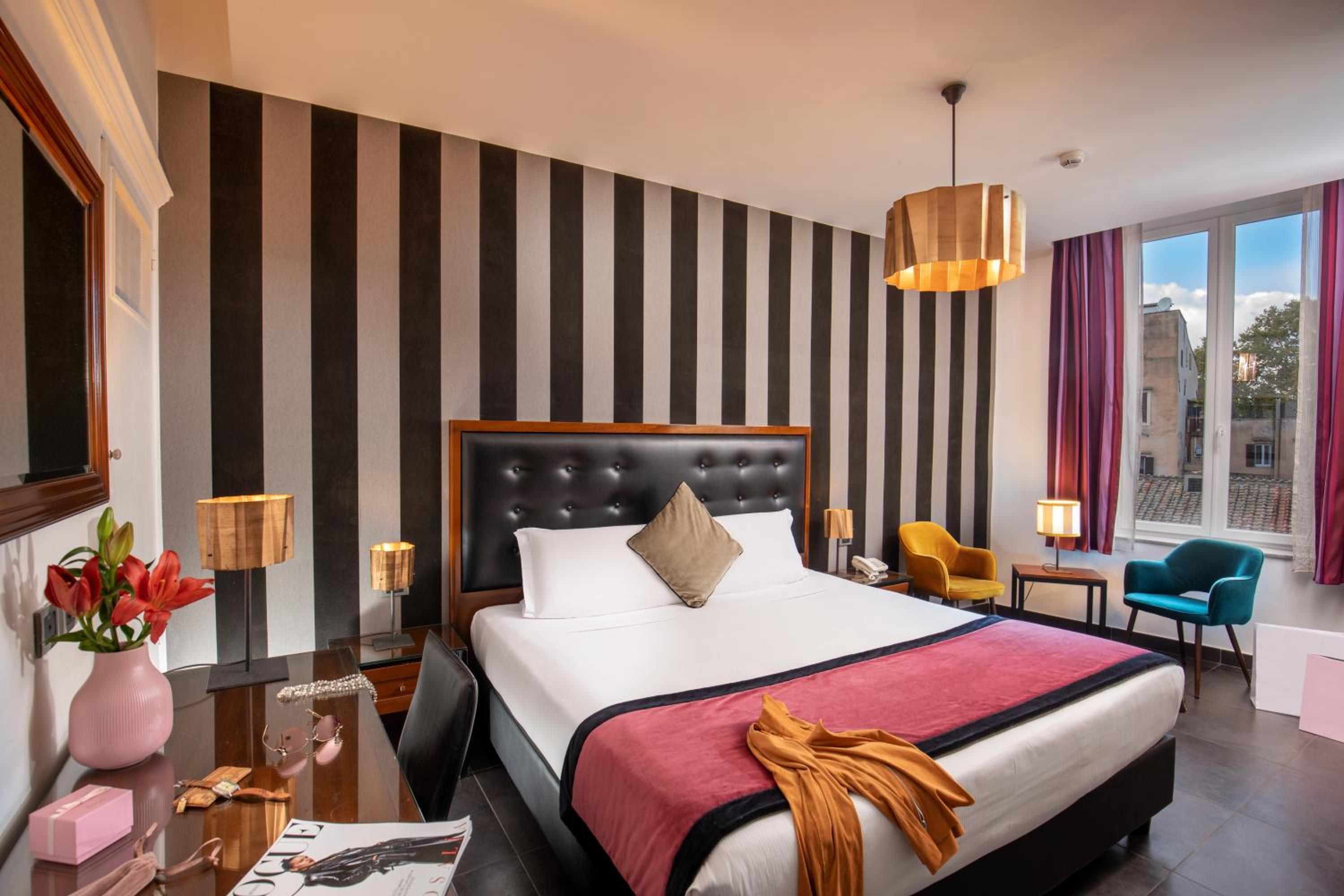 Deluxe Double Room with Terrace and City View