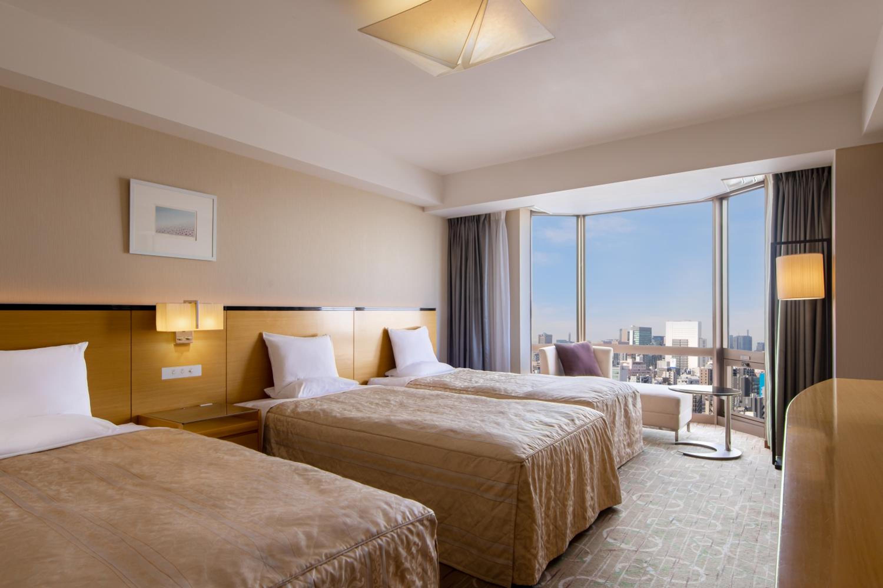 Standard Twin Room With City Side With 1 Extra Bed - Smoking (3 Adults)