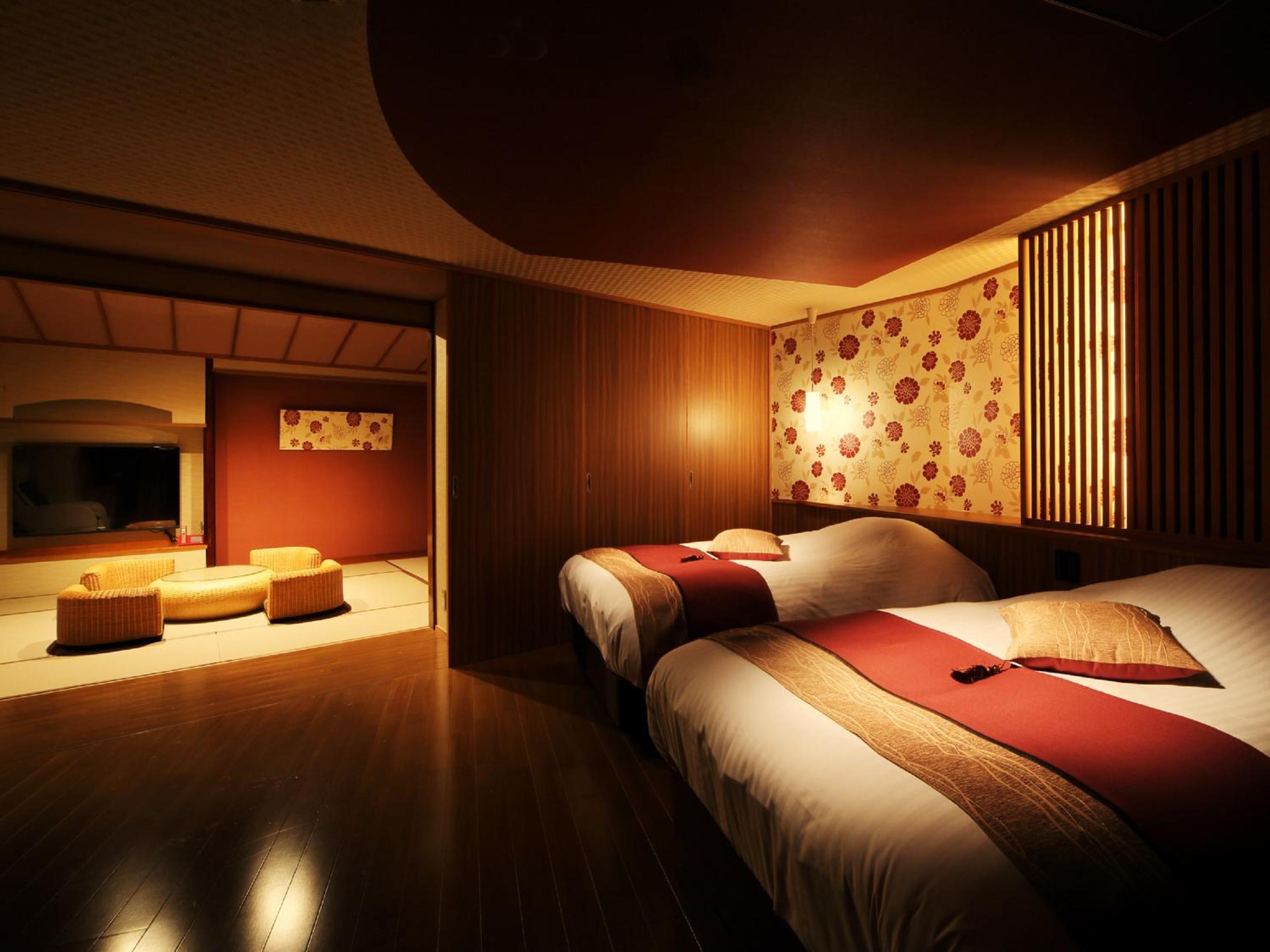 Corner Suite with Tatami area and View Bath photo 2