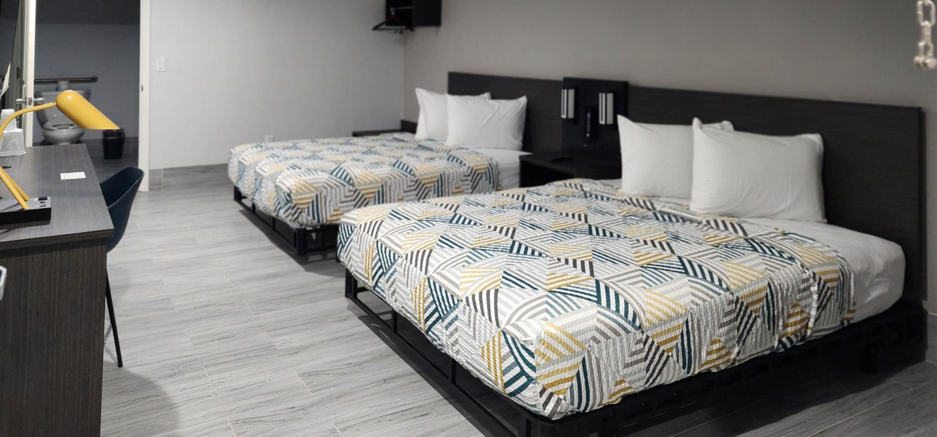 Queen Room with Two Queen Beds - Disability Access - Roll In Shower - Photo 4