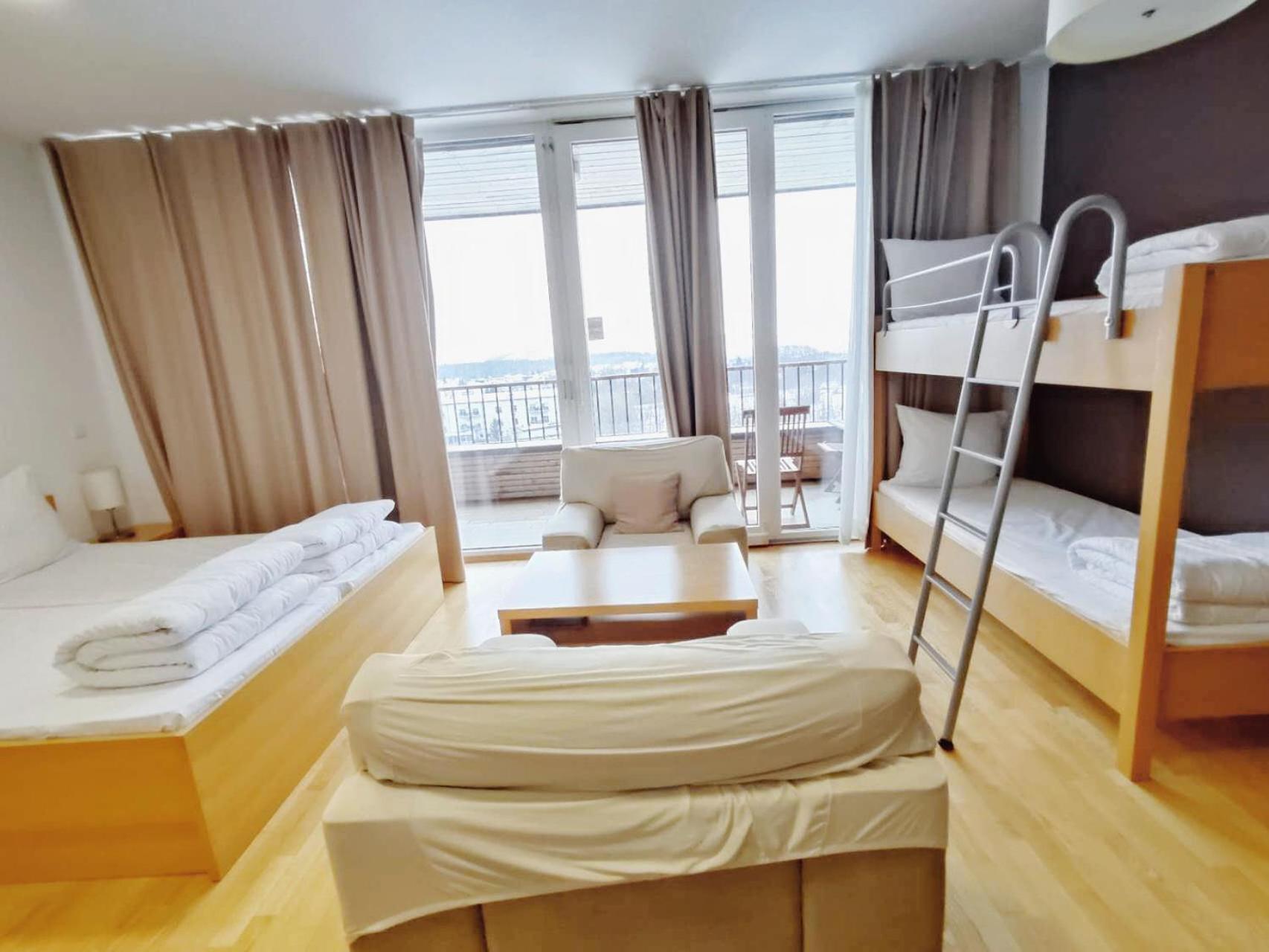 Studio with Balcony