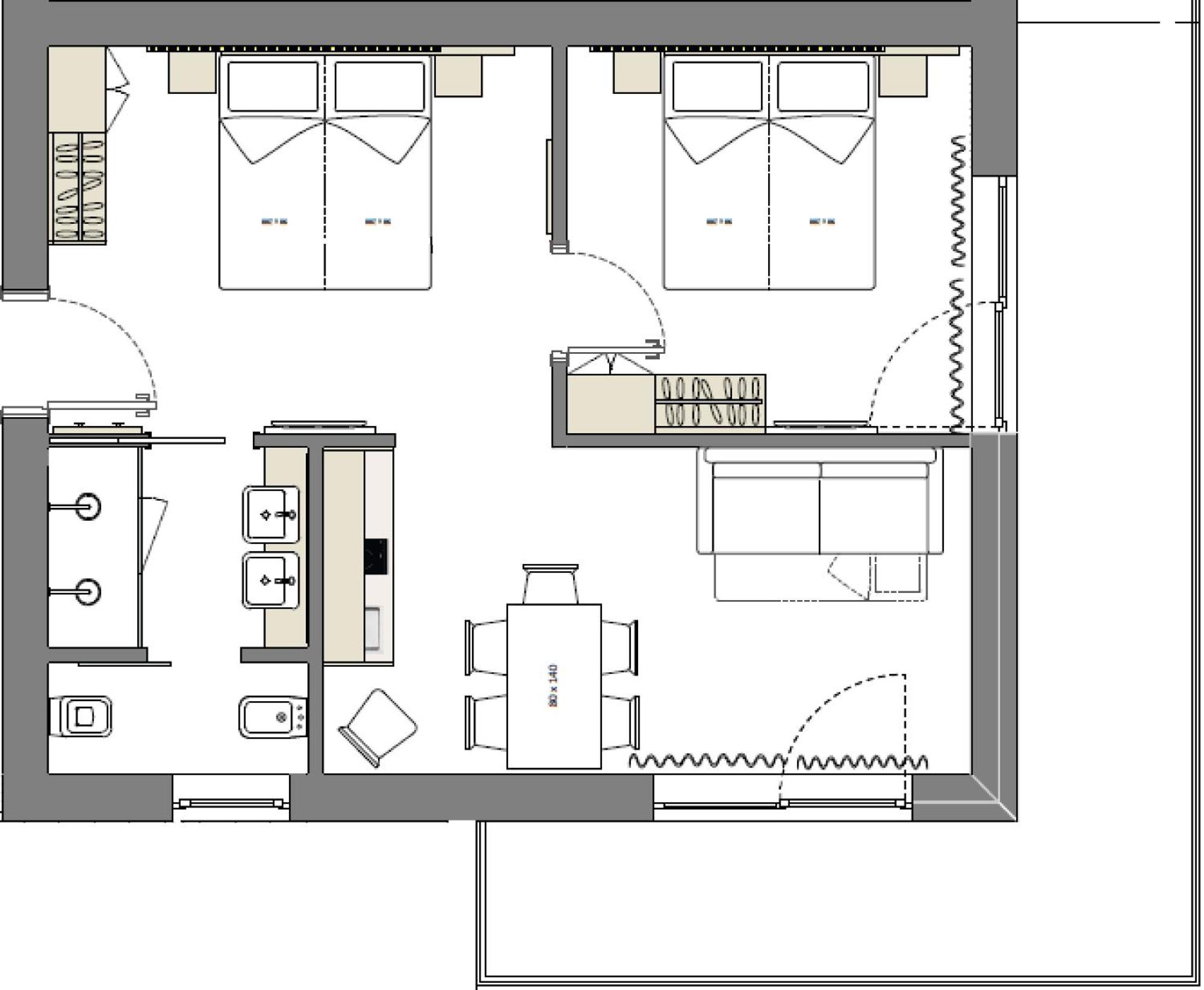 Two-Bedroom Suite photo 3