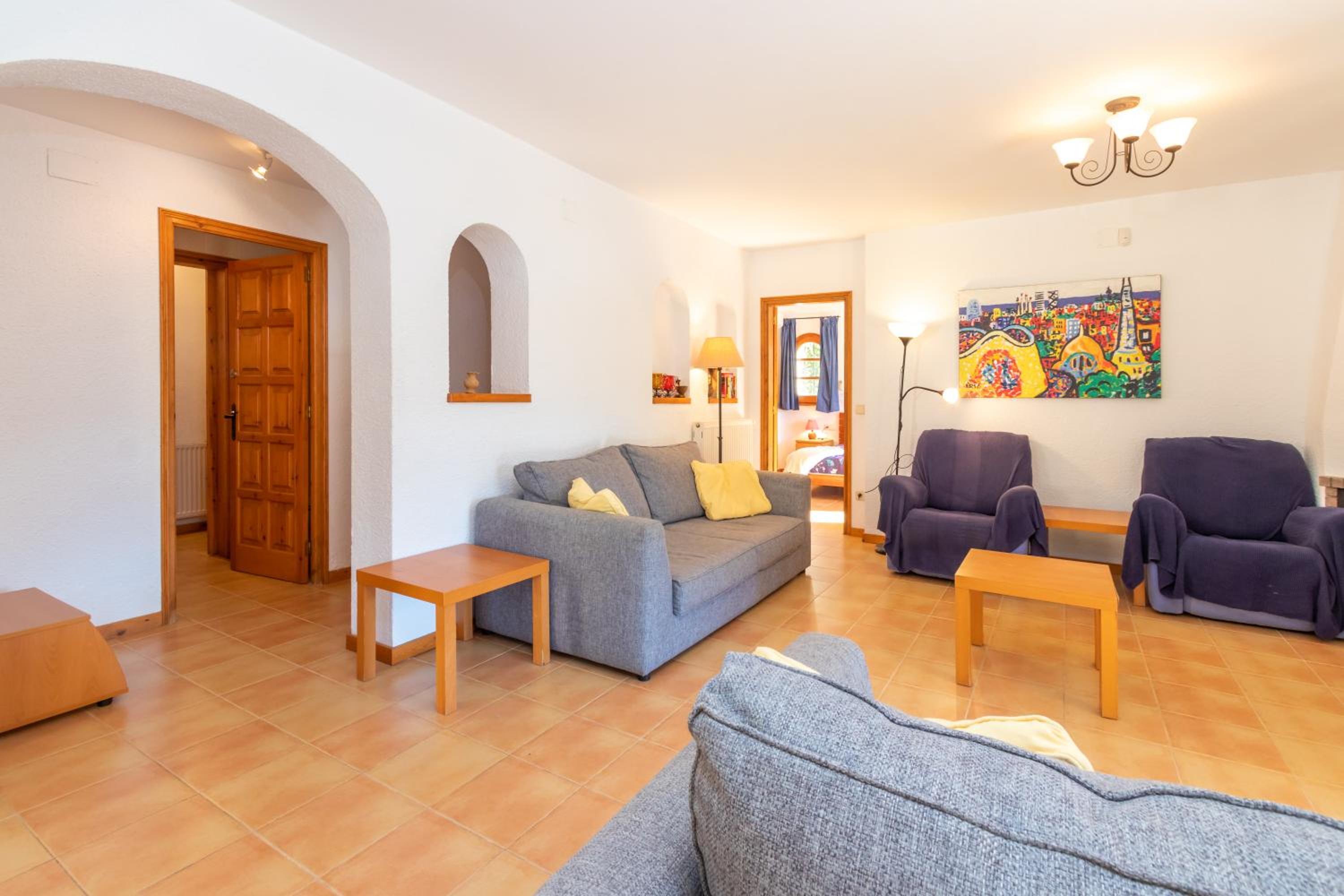 Villa con vistas al jardín