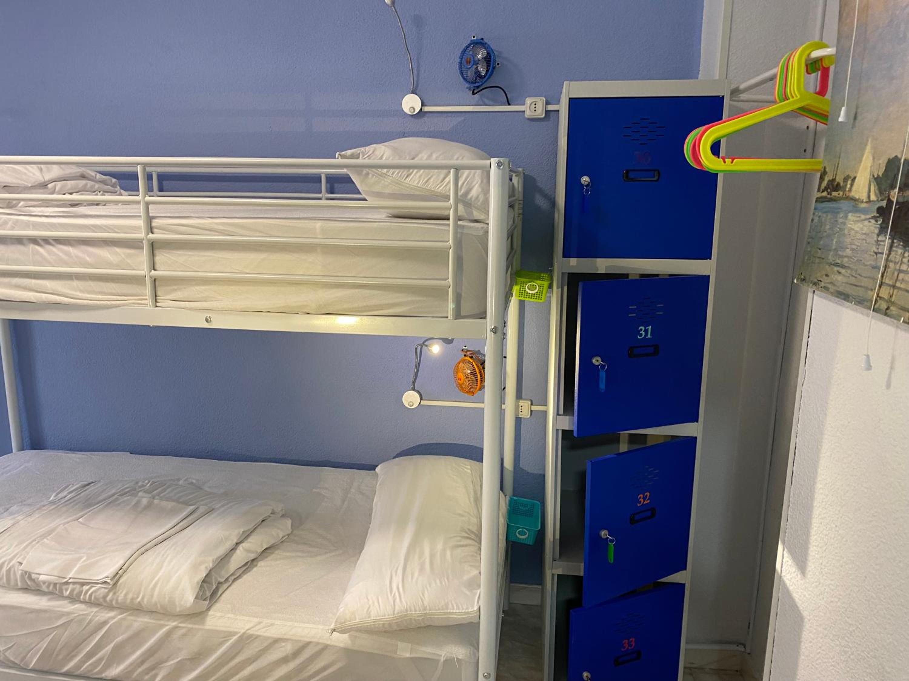 Cama en Habitación Compartida Mixta de 6 Camas con Baño Privado