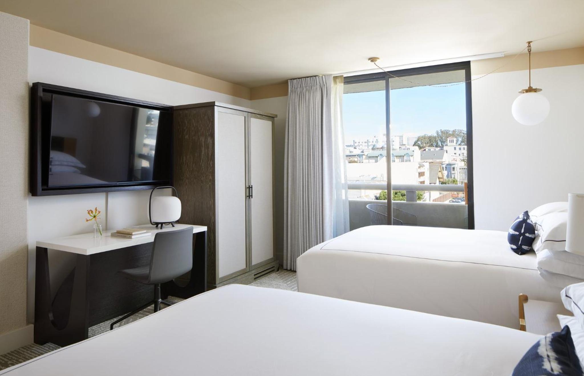 Essential Queen Room with Two Queen Beds and Balcony