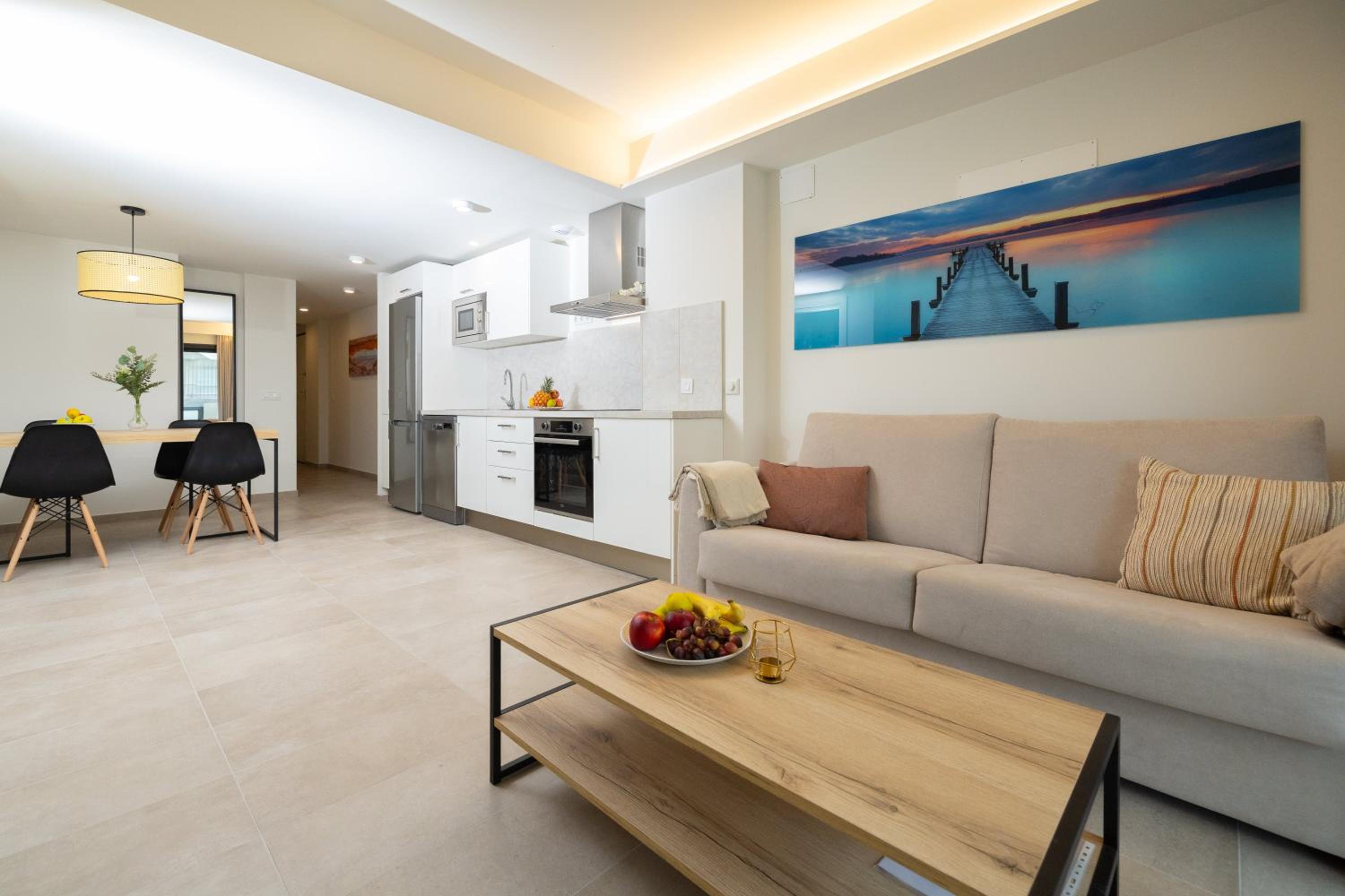 Apartamento con vista al jardín