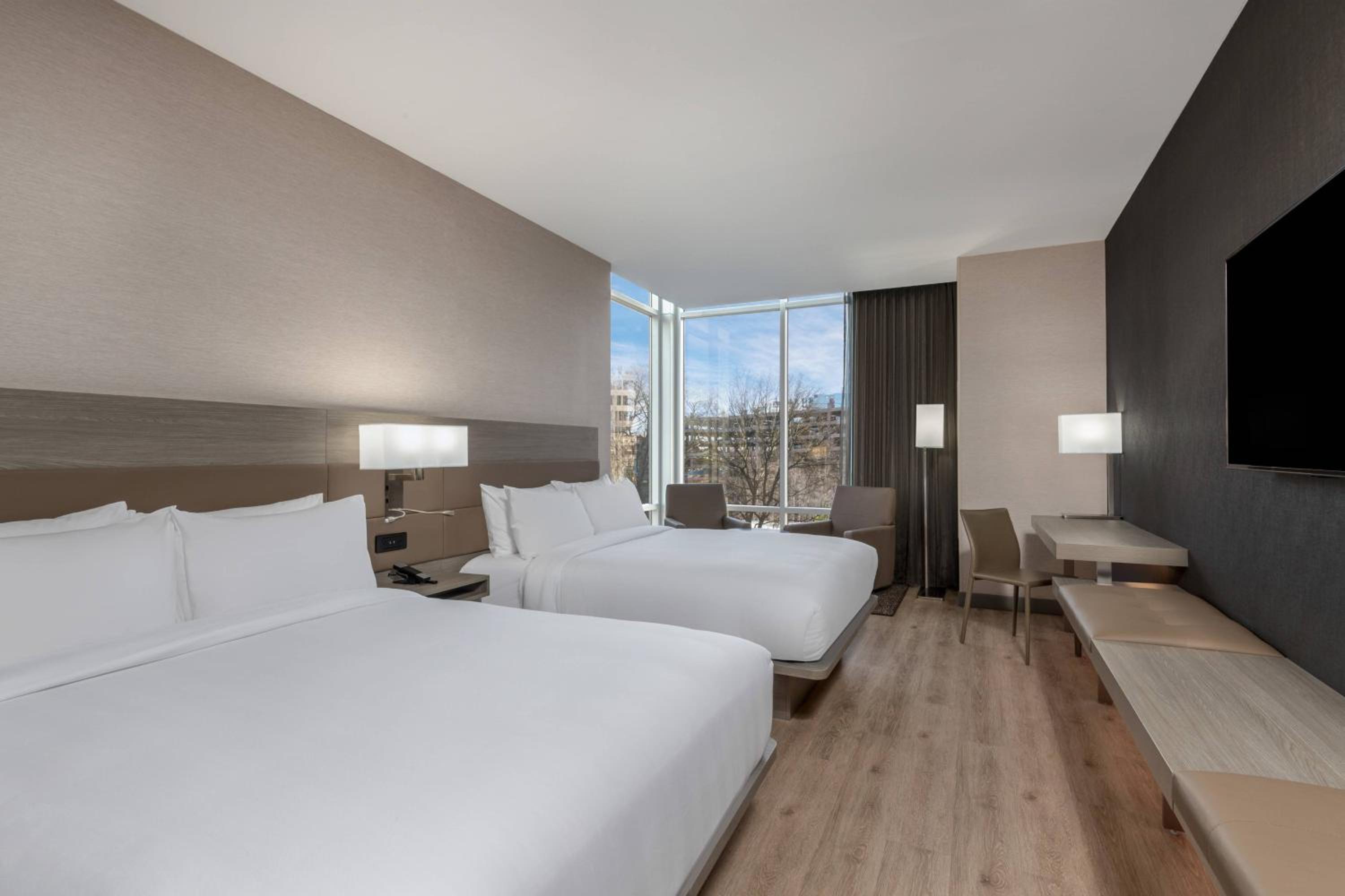 Larger Queen Room with Two Queen Beds and High Floor