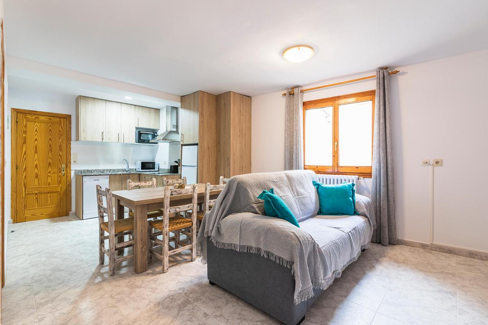 Apartamento de dos habitaciones