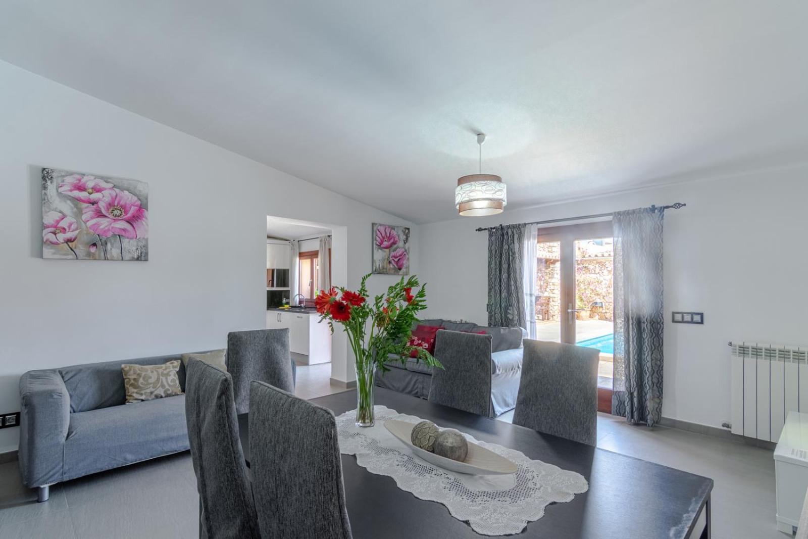 Villa con vistas al jardín