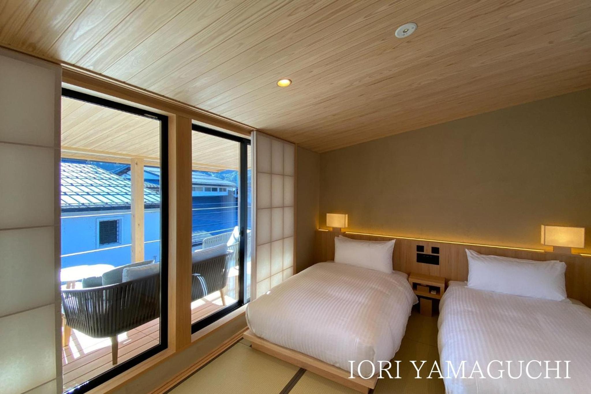Deluxe Japanese Style Townhouse - IORI YAMAGUCHI with Wood bath & City view terrace